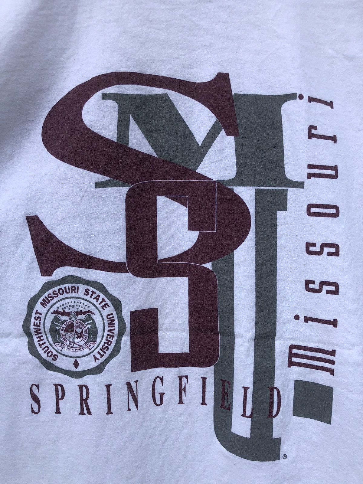 Japanese Brand × Vintage Vintage 90s Jansport Southwest Missouri State University Tee Size US L / EU 52-54 / 3 - 3 Thumbnail