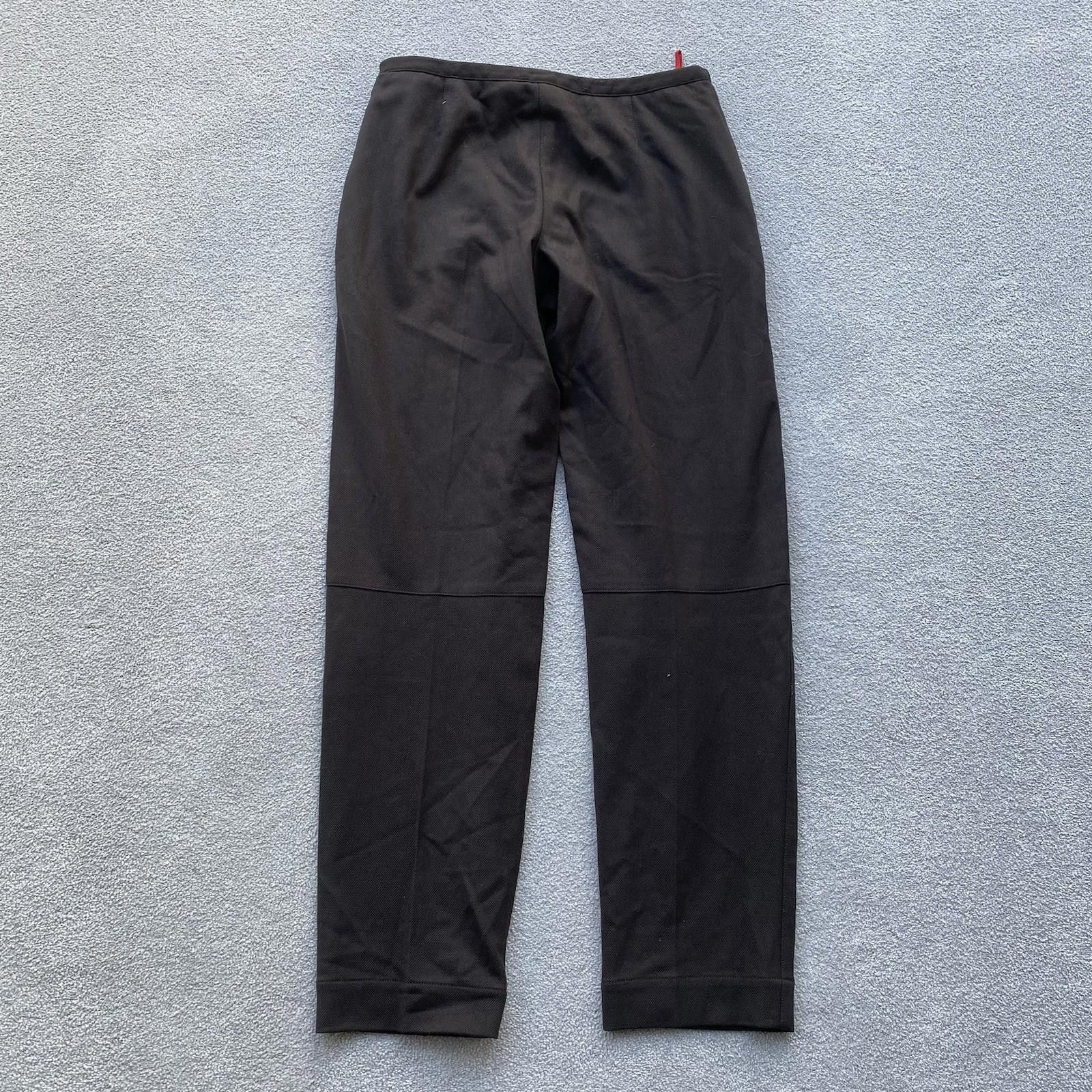 Prada Prada Women’s Wool Trousers 27” Waist Brown Vintage Size 27" / US 4 / IT 40 - 3 Thumbnail