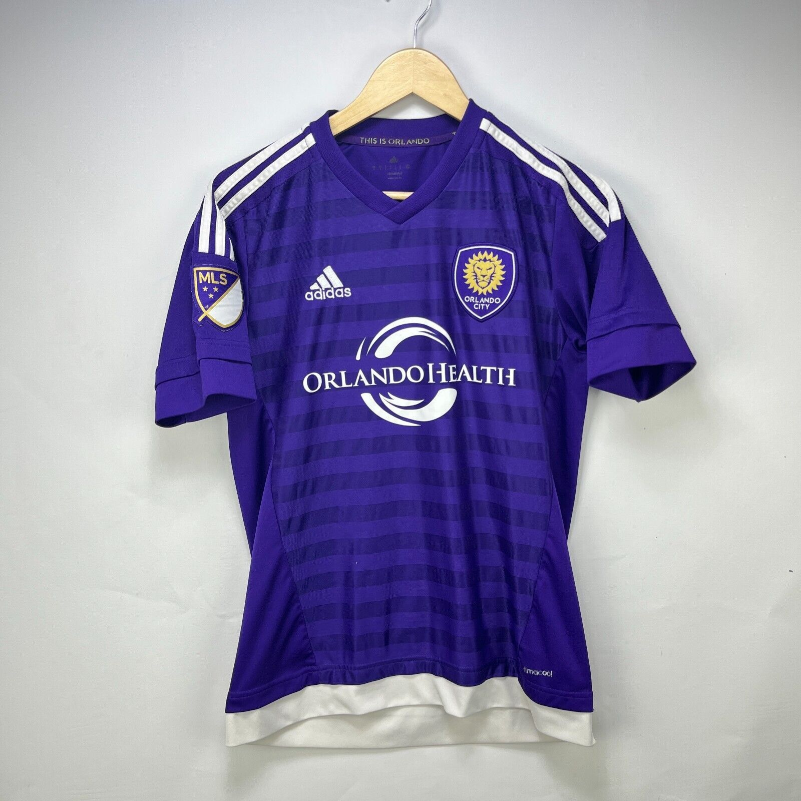 Orlando City Soccer Jersey Adidas Small
