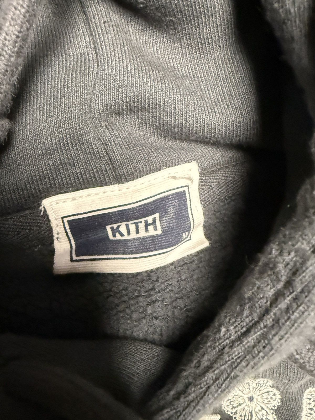 Kith Kith Floral Lace Nelson Hoodie in “Carbon” Hooded Sweatshirt Size US M / EU 48-50 / 2 - 3 Thumbnail