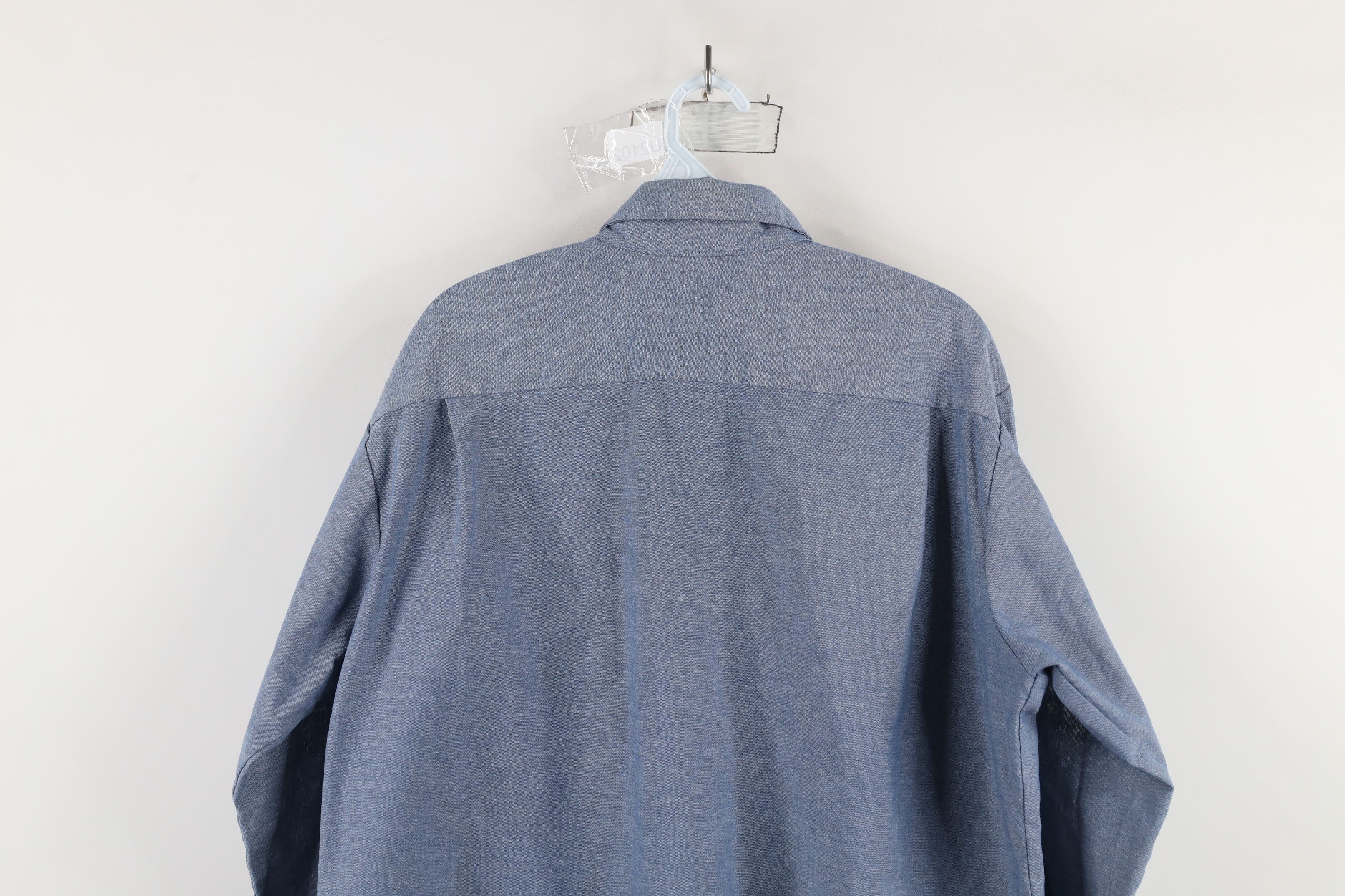 Vintage Vintage 90s Spell Pepsi Co Chambray Button Down Shirt USA Size US L / EU 52-54 / 3 - 14 Thumbnail