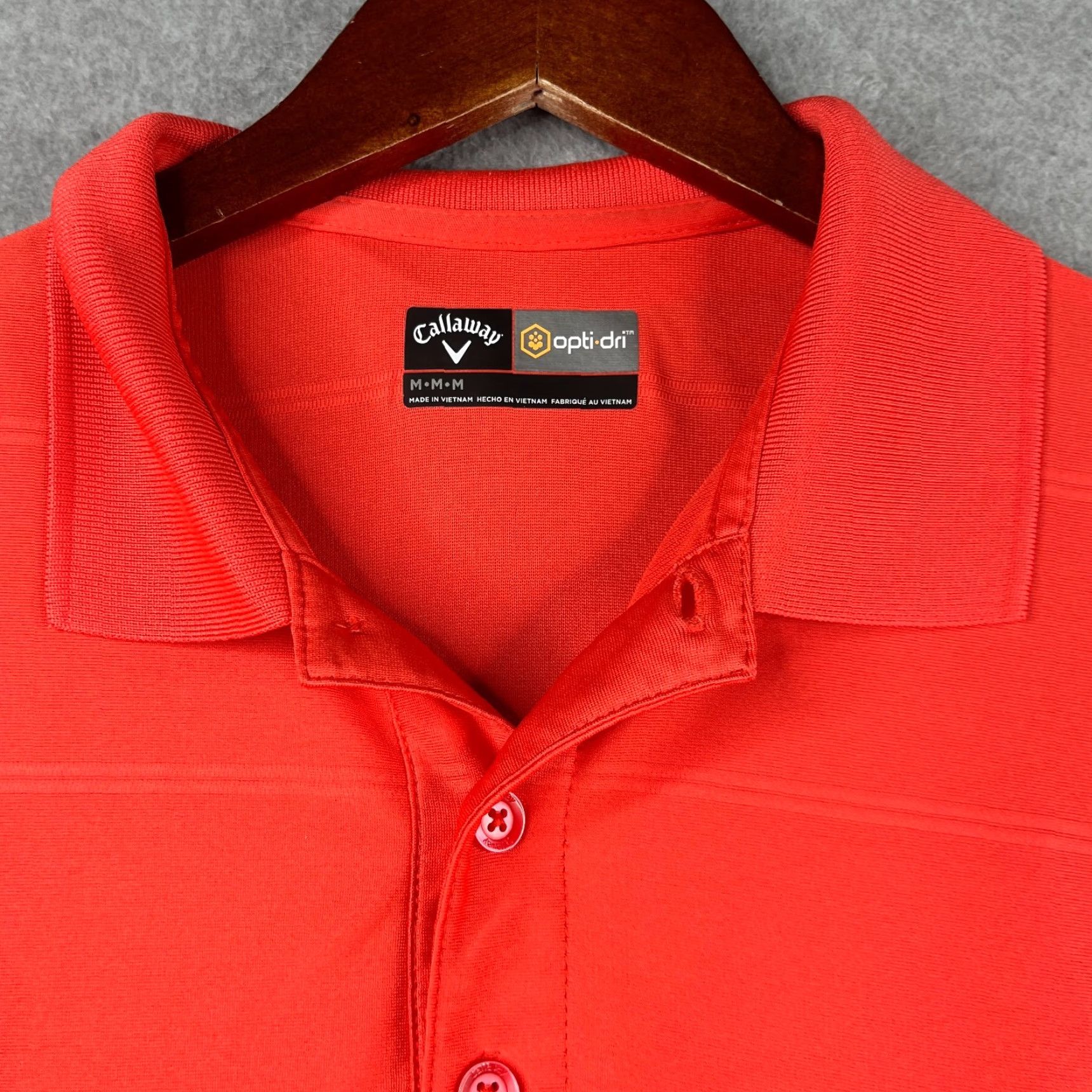 Callaway Callaway Polo Shirt Mens Medium Orange Performance Stretch Golf DXD Size US M / EU 48-50 / 2 - 4 Thumbnail