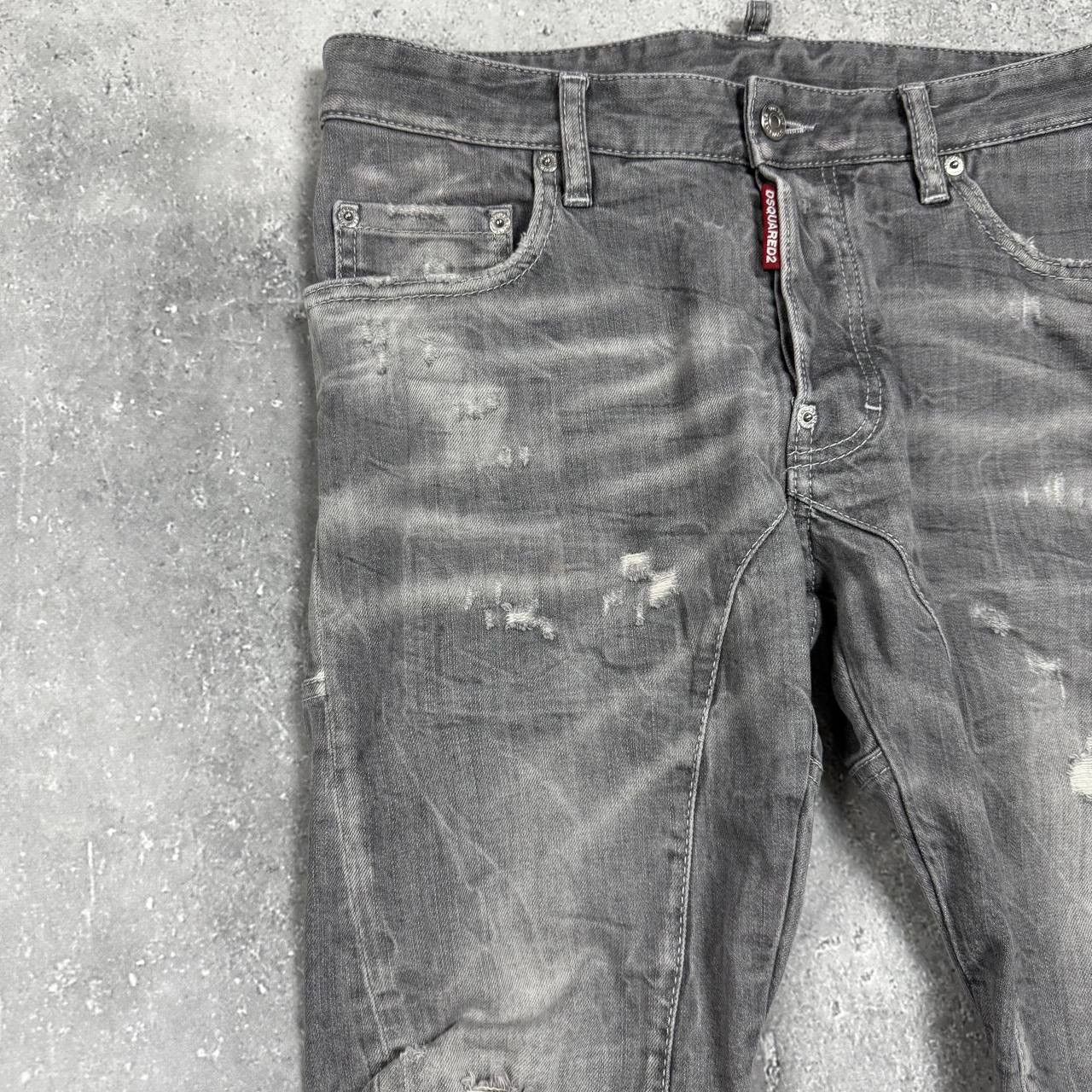 Dsquared2 Dsquared2 Tidy Biker Jeans Made In Italy Gray Size 46 Size US 30 / EU 46 - 9 Thumbnail