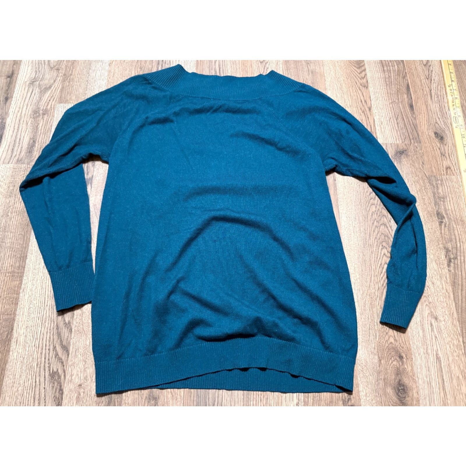 Vintage Maurices Shirt Womens Large Green Long Sleeve Boat Neck T-Shirt Modern Casual Regular Size L / US 10 / IT 46 - 2 Thumbnail
