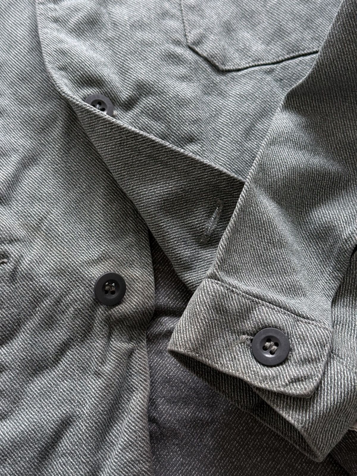 Le Laboureur Vintage 80s Swiss Chore Military Workwear Jacket Size US XL / EU 56 / 4 - 4 Thumbnail