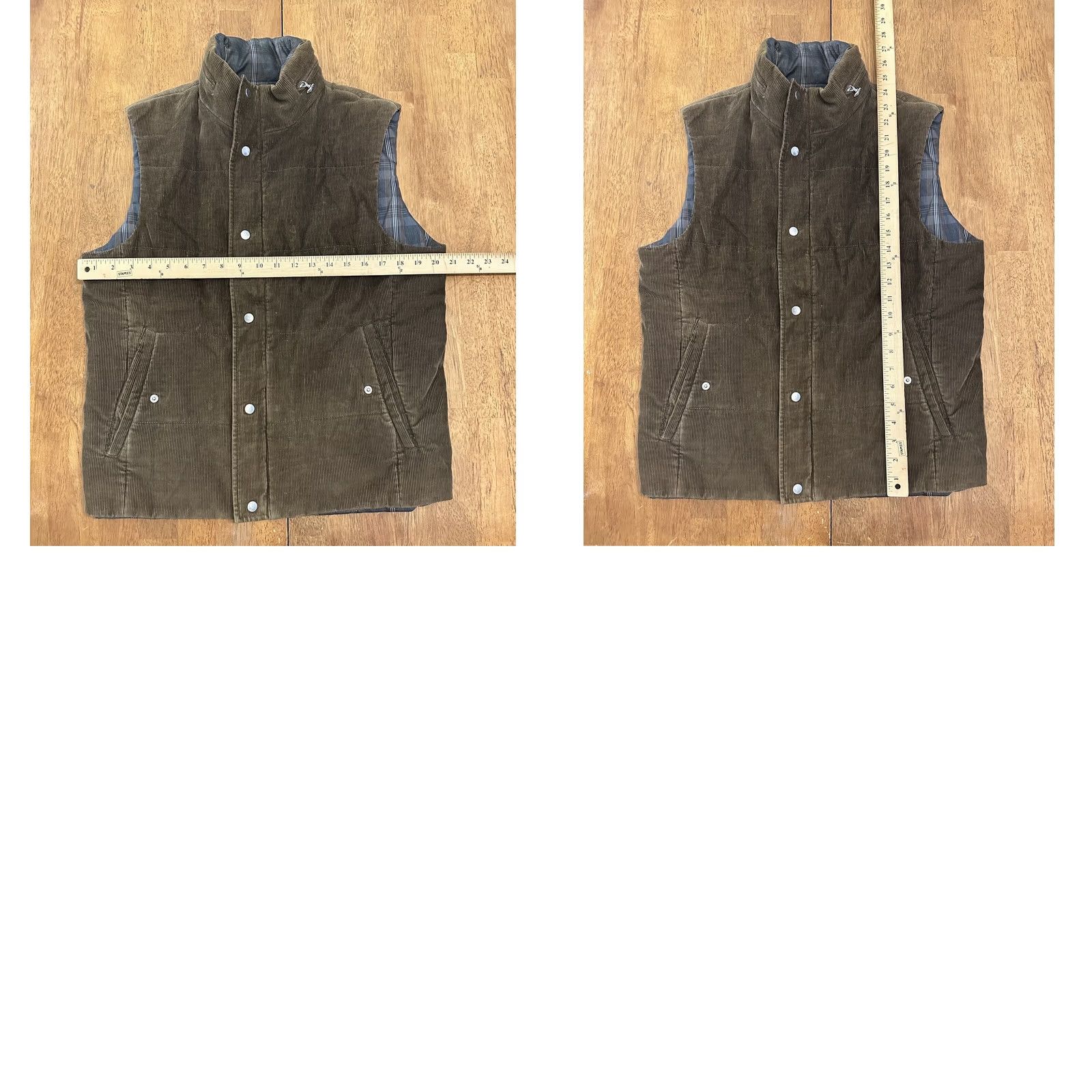 Vintage VINTAGE Superman Jacket Best Corduroy Plaid Reversible Medium Brown Mens Size US M / EU 48-50 / 2 - 8 Thumbnail