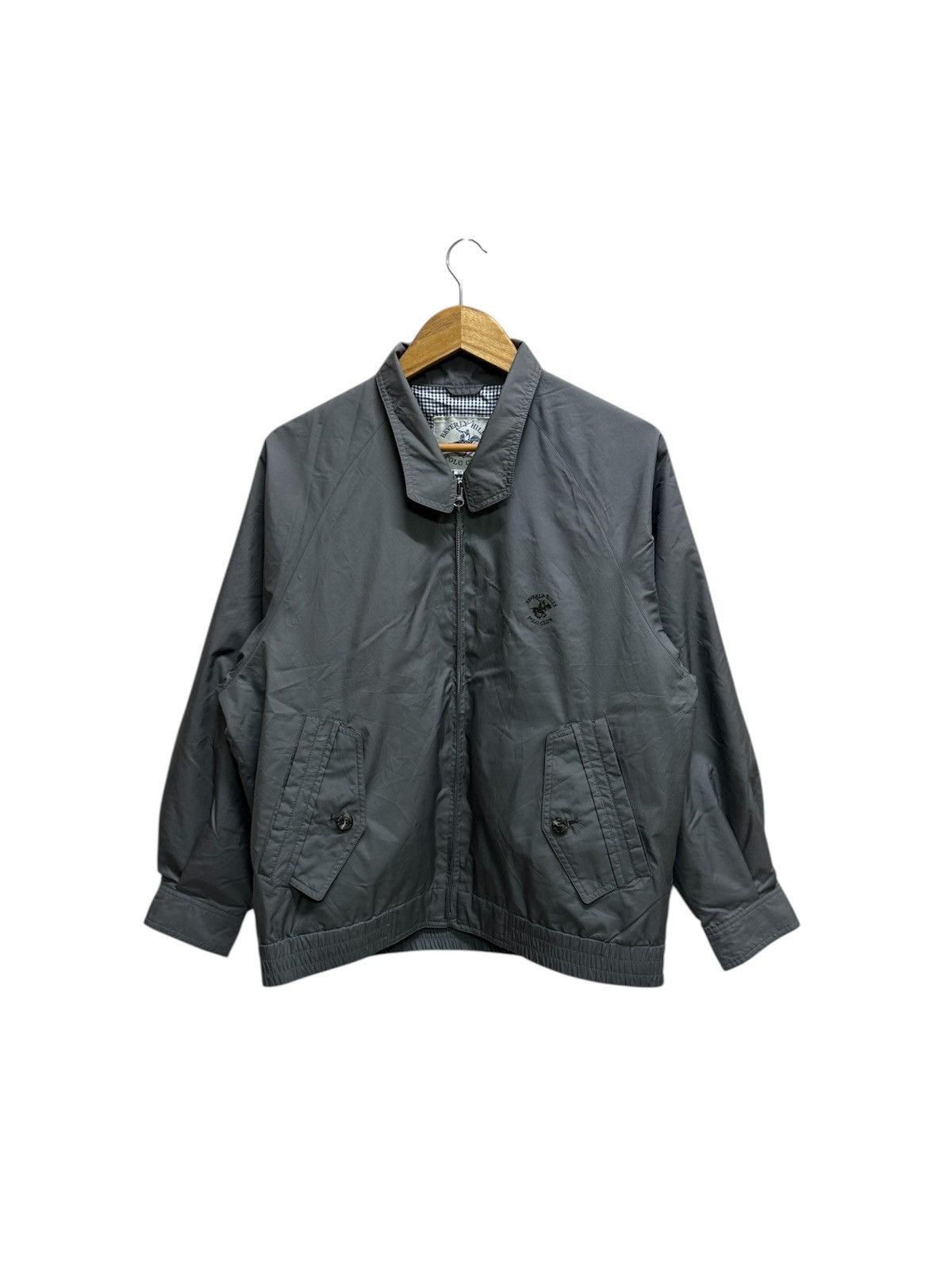 Beverly Hills Polo Club Vintage Beverly Hills Polo Club Chelered Lined Nylon Jacket Size US M / EU 48-50 / 2 - 1 Thumbnail
