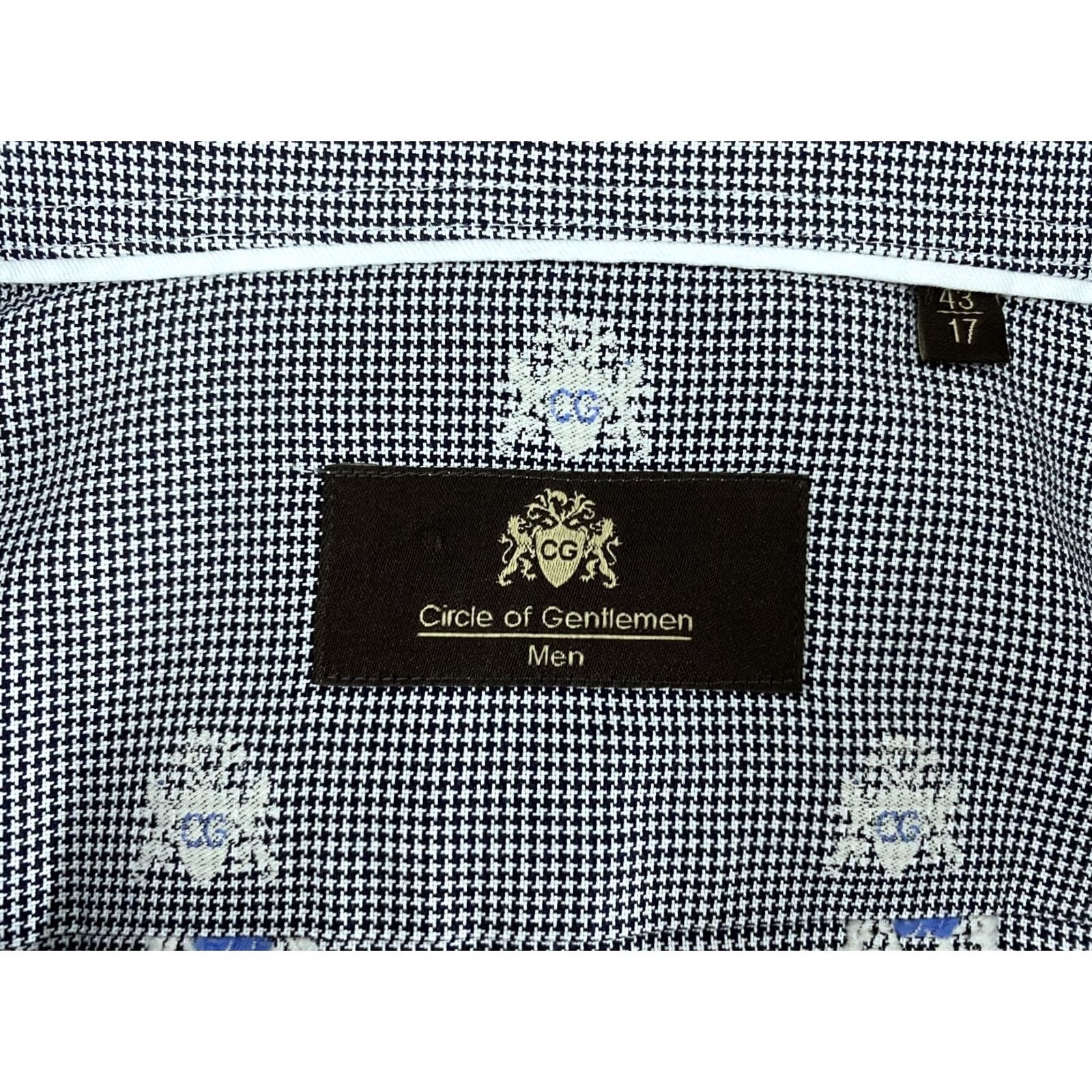 Vintage Circle Of Gentlemen mens shirt Size 43 17 Size US XL / EU 56 / 4 - 4 Thumbnail