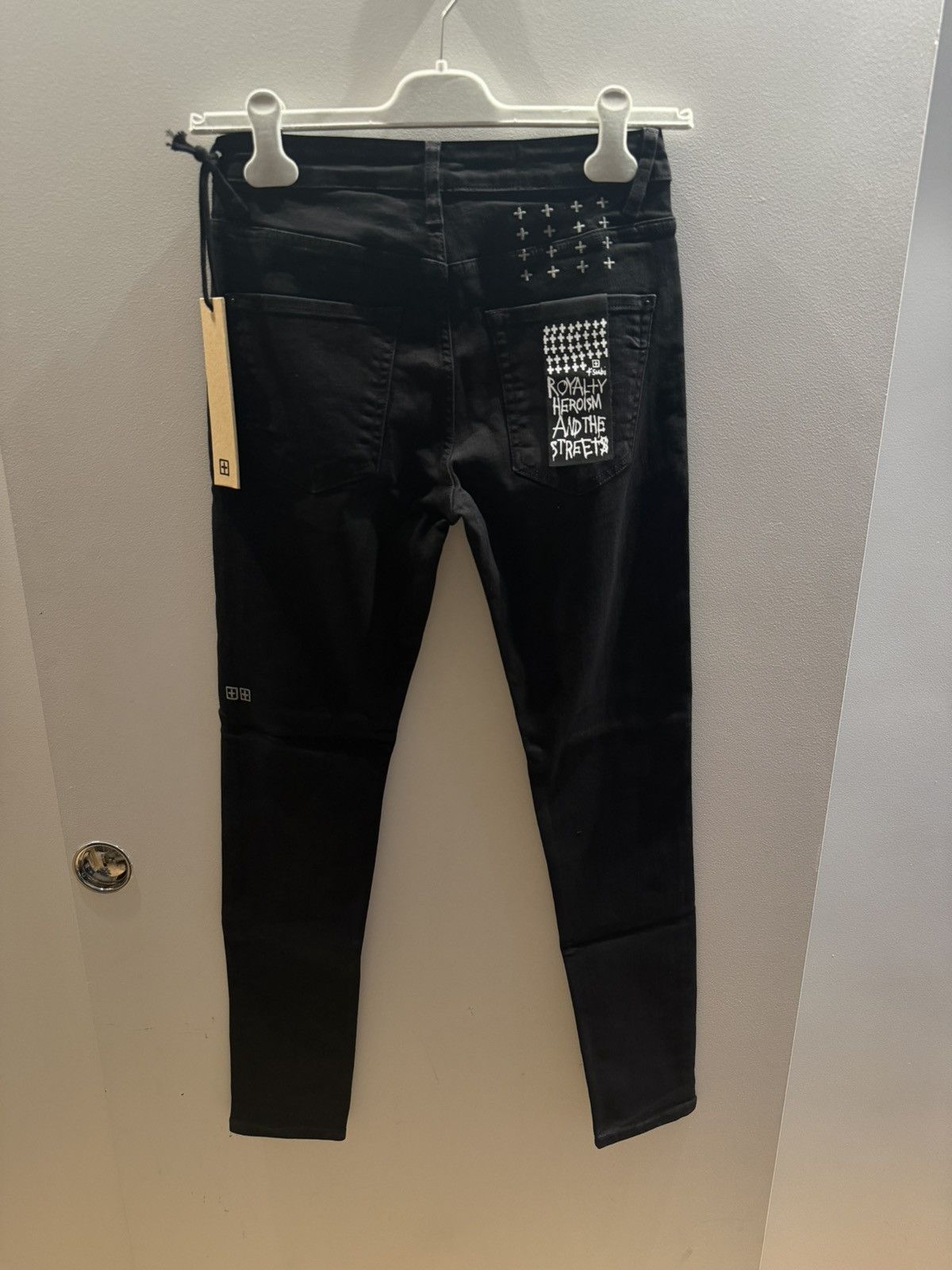 Ksubi Van Winkle Slice Black Jeans size 28