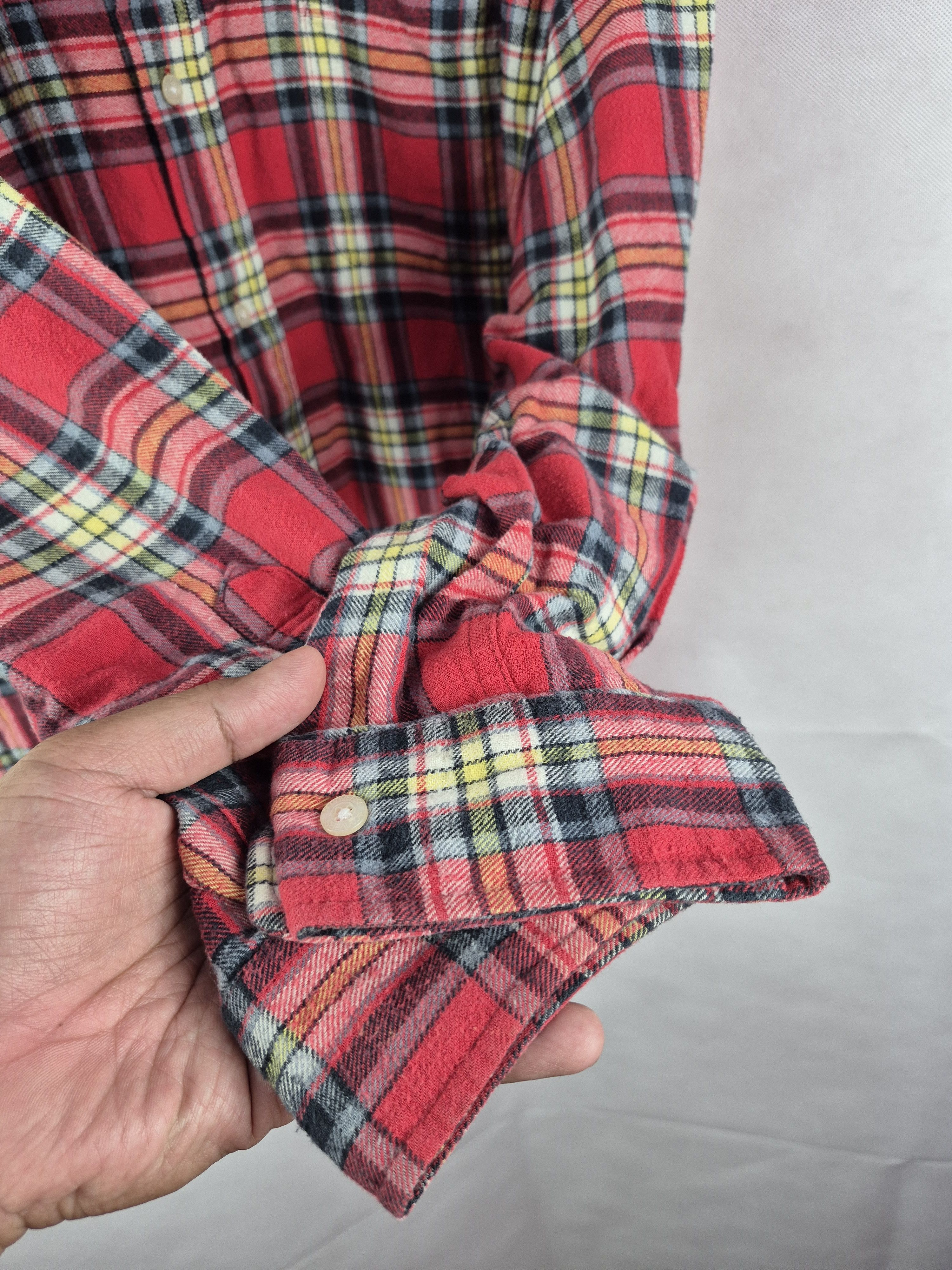 Converse 🔥 Converse Checkered Tartan Flannel Button Up Shirt Size US XXL / EU 58 / 5 - 4 Thumbnail