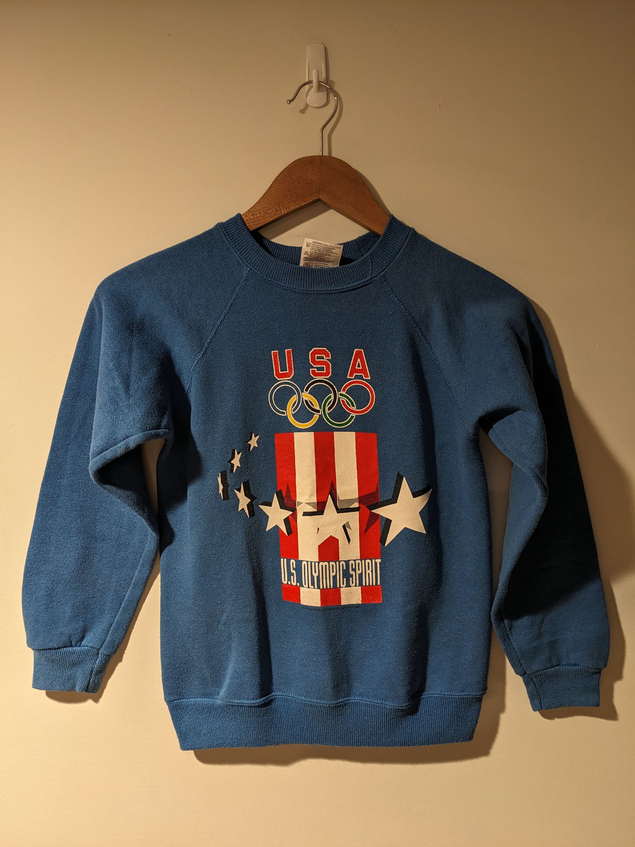 USA Olympics Vintage 90s U.S. Olympics Sports Kids Medium Sweatshirt Size US M / EU 48-50 / 2 - 1 Thumbnail