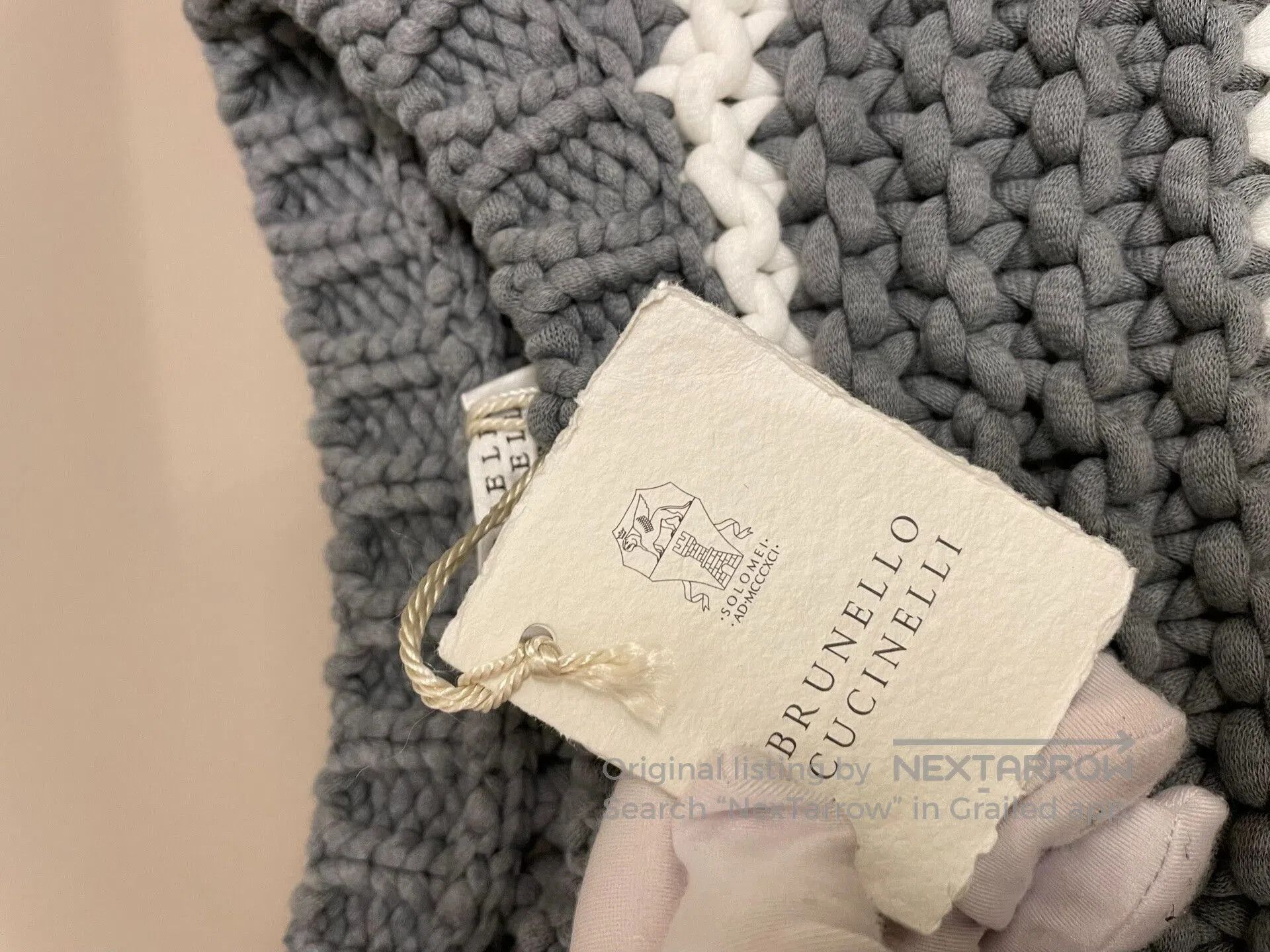 Brunello Cucinelli Brunello Cucinelli Gray Stripe Vest M. Size US M / EU 48-50 / 2 - 5 Thumbnail