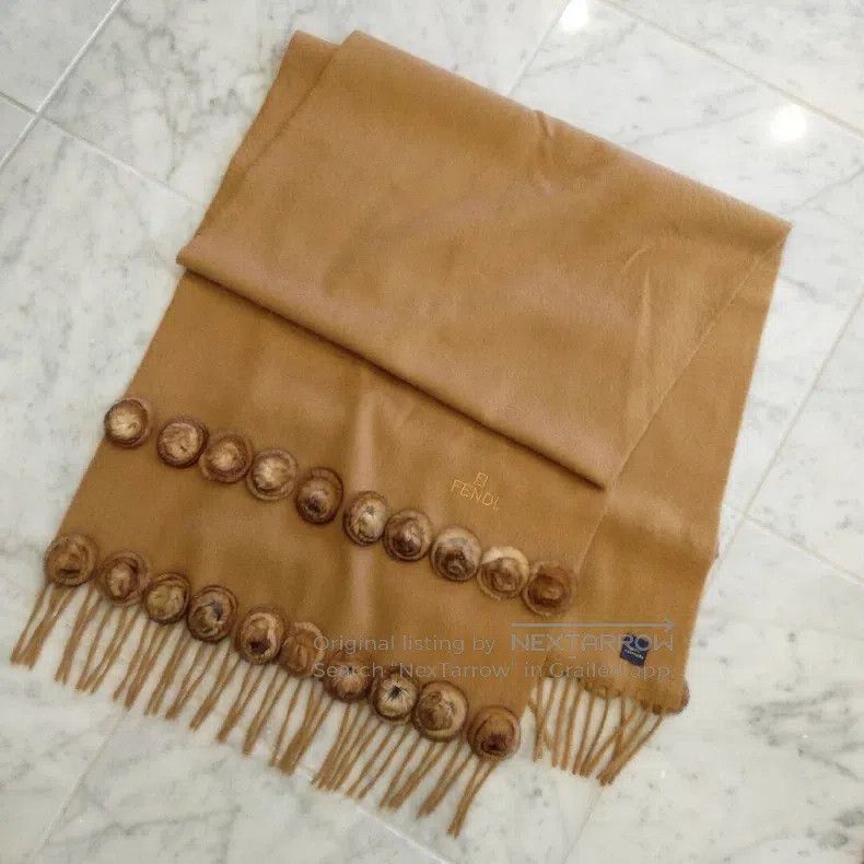 Fendi Fendi size 172x47cm Cashmere Scarf Size ONE SIZE - 1 Thumbnail