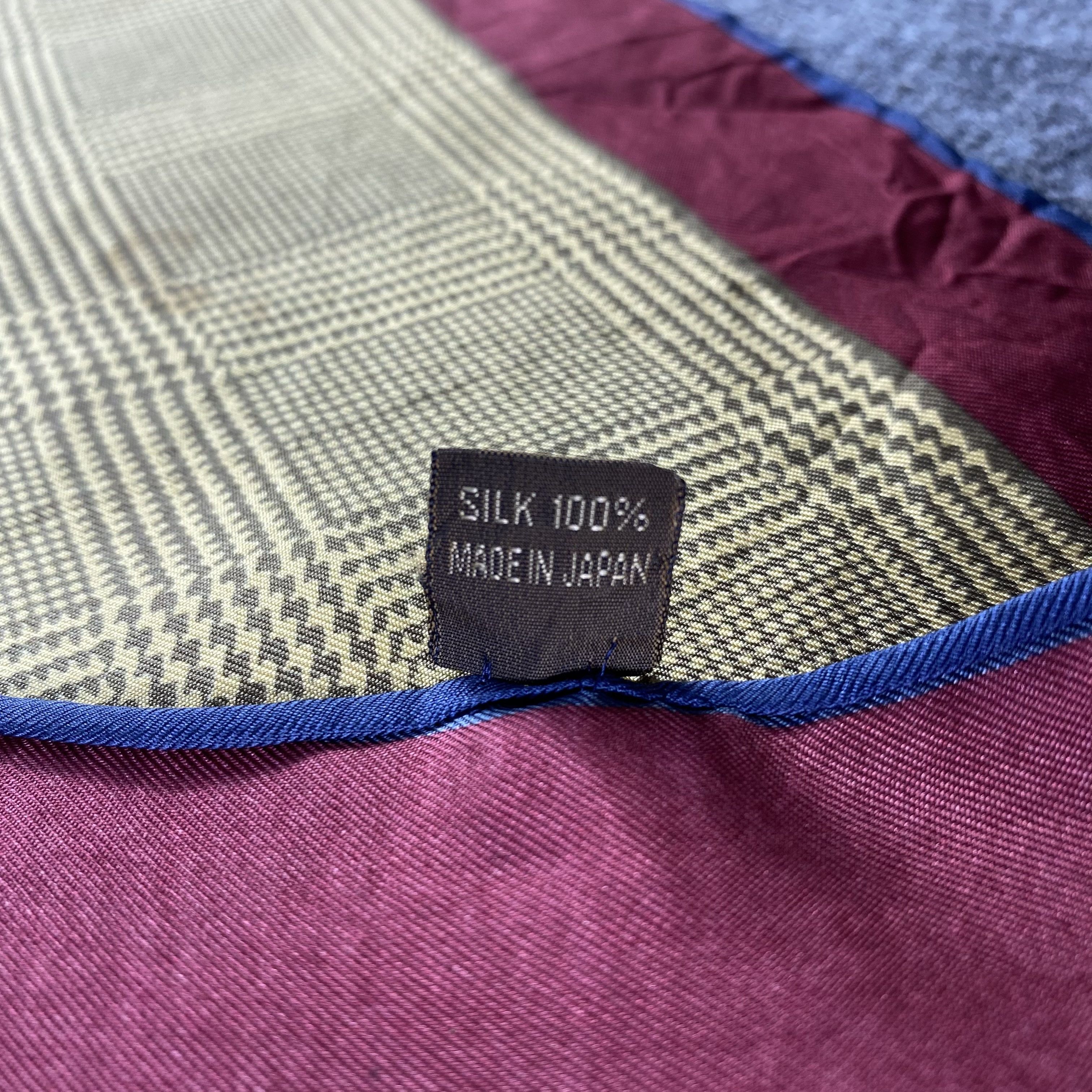 Japanese Brand × Vintage Handmade Silk Handkerchief/Neckerchief/Bandana HC884 Size ONE SIZE - 6 Thumbnail