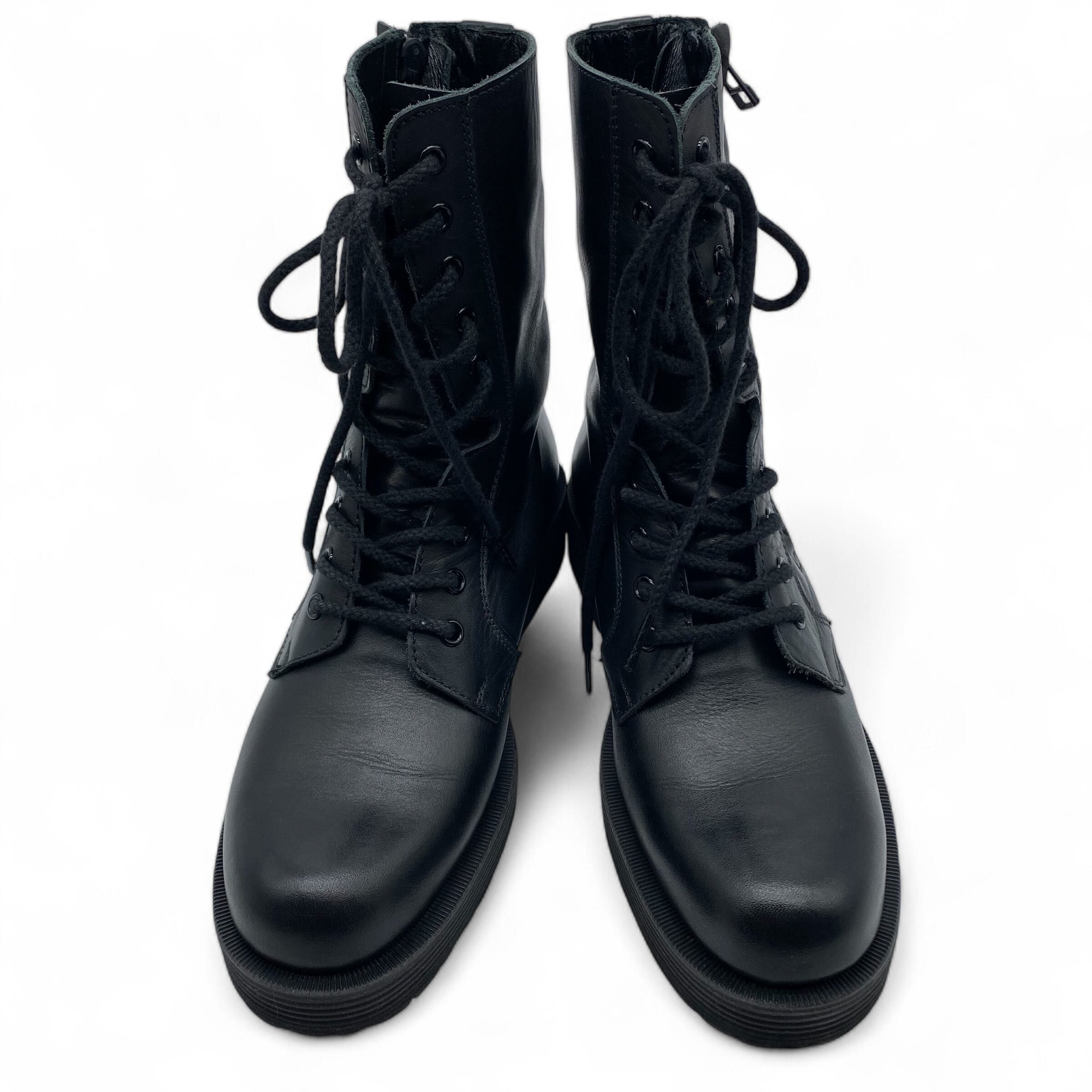 Yohji Yamamoto Yohji Yamamoto Leather Biker Boots US6.0 Size US 6 / IT 36 - 3 Thumbnail