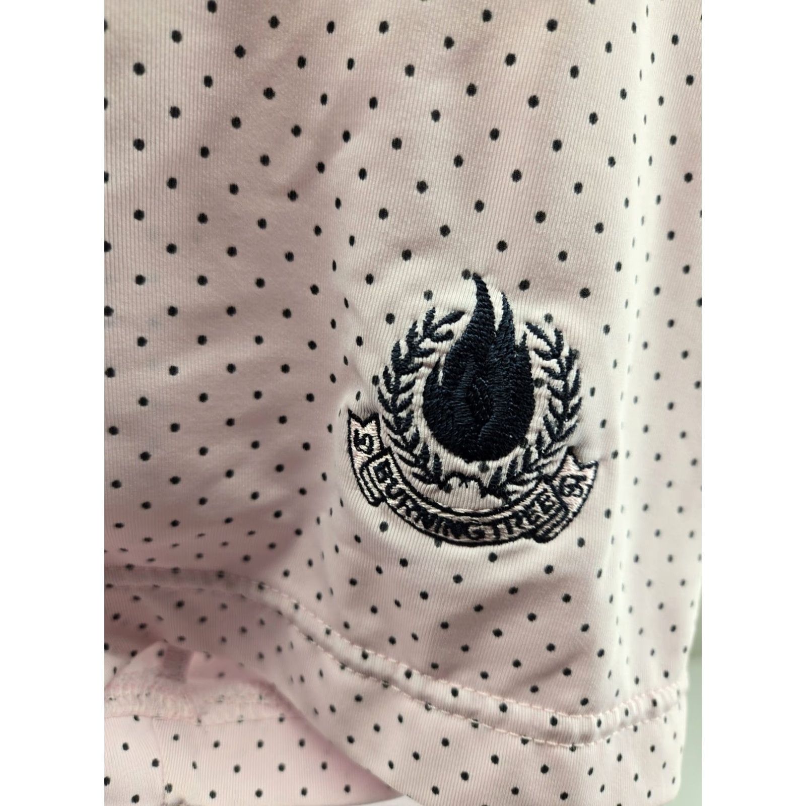Footjoy FootJoy Polo Shirt Mens L Pink Black Polka Dot Burnin g Tree Club Polo Shirt Mens L Pink Black Polka Dot Burnin g Tree Club Size US L / EU 52-54 / 3 - 5 Thumbnail