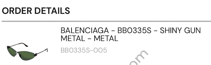 Balenciaga Gun Metal Cat Eye Size ONE SIZE - 7 Thumbnail