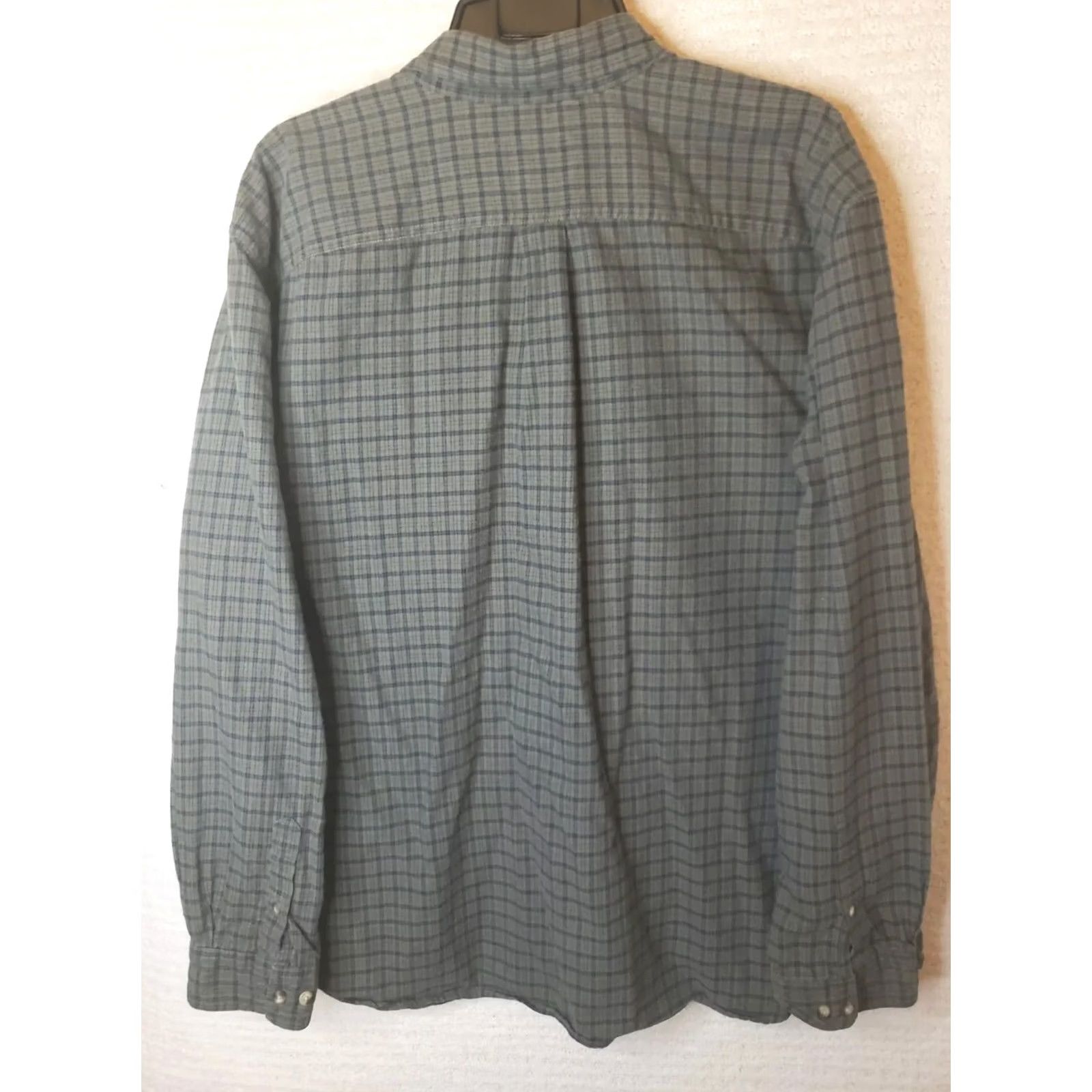Eddie Bauer Eddie Bauer Button-Up Flannel Shirt Mens 2XL Blue Gray Check Cotton Outdoor Casual Comfort Lumberjack Mens Size US XXL / EU 58 / 5 - 6 Thumbnail