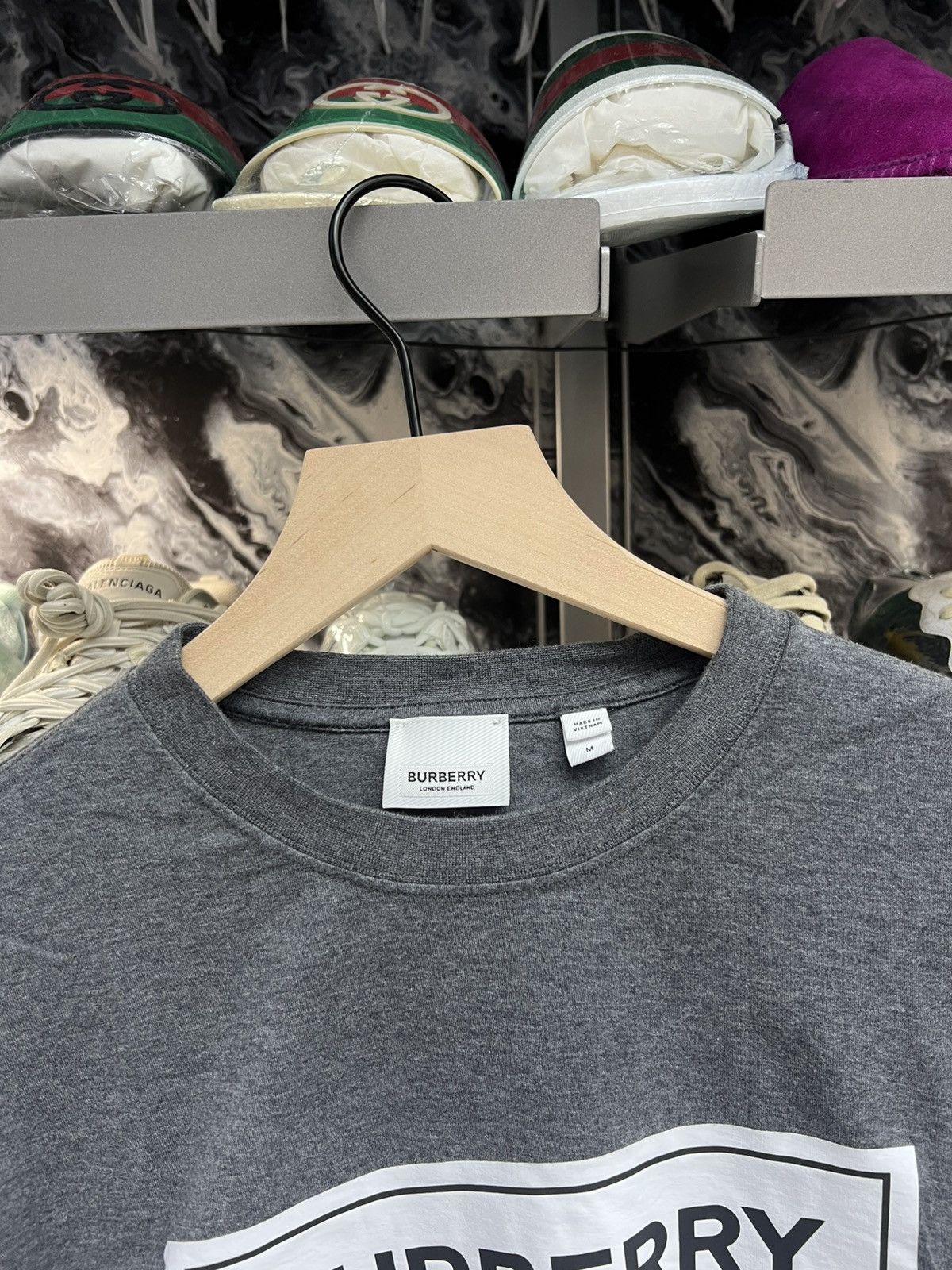 Burberry Burberry Dark Gray T-Shirt Size US M / EU 48-50 / 2 - 3 Thumbnail