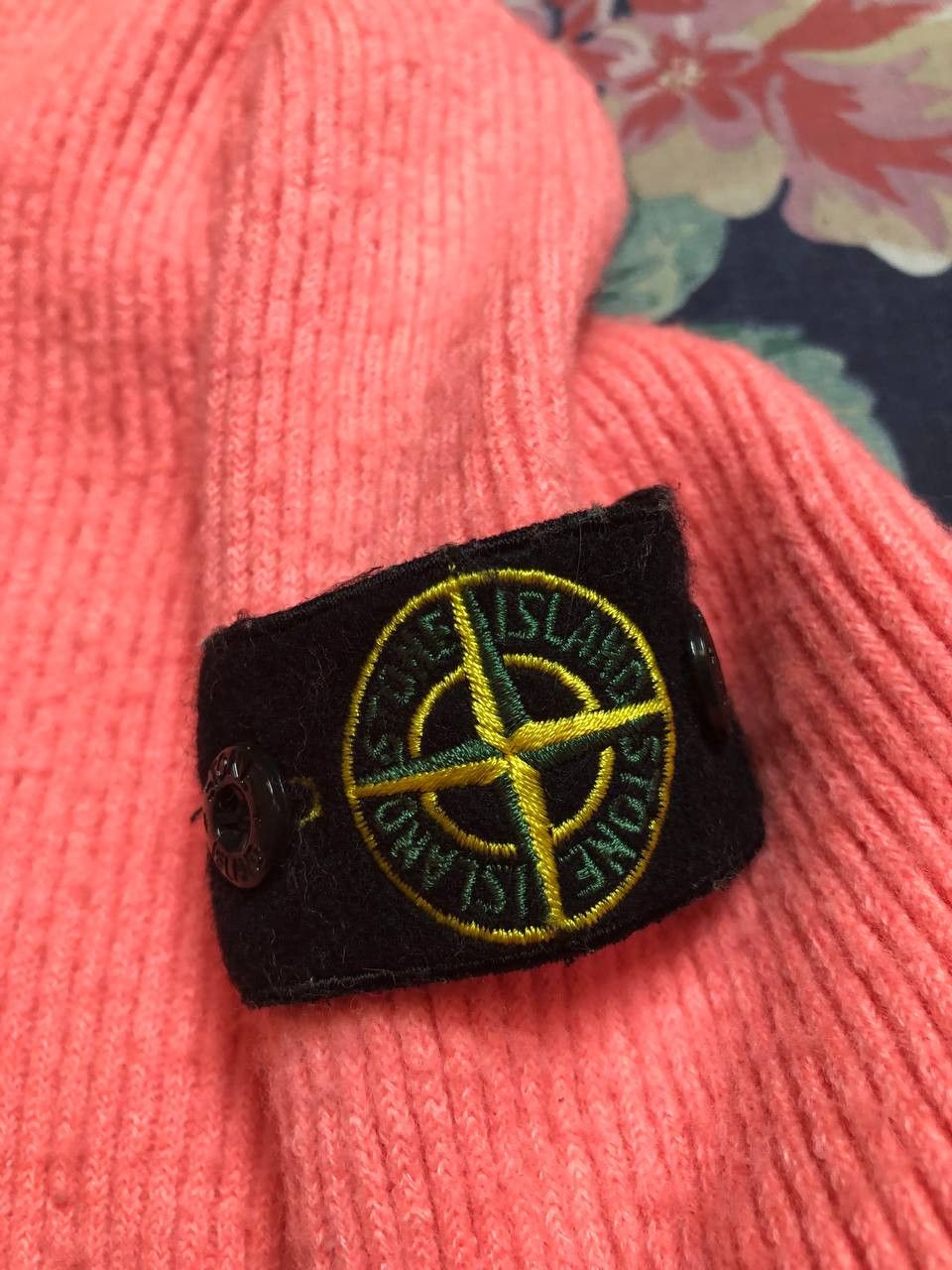 Stone Island Stone Island Pink Hand-Sprayed Knit Jumper Size XS / US 0-2 / IT 36-38 - 13 Thumbnail