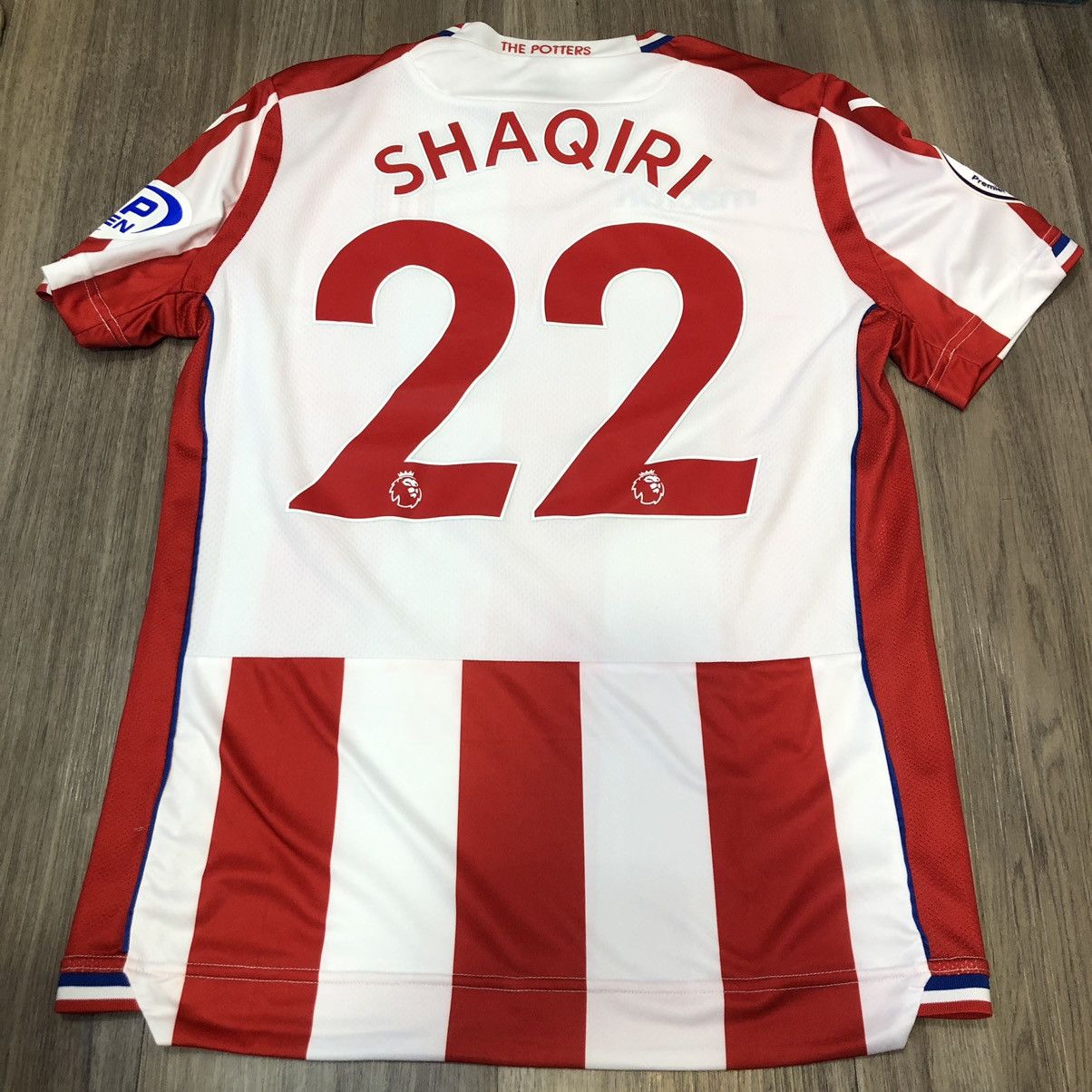 Macron Stoke City 15/16 home shirt #22 Shaqiri Size US S / EU 44-46 / 1 - 2 Thumbnail