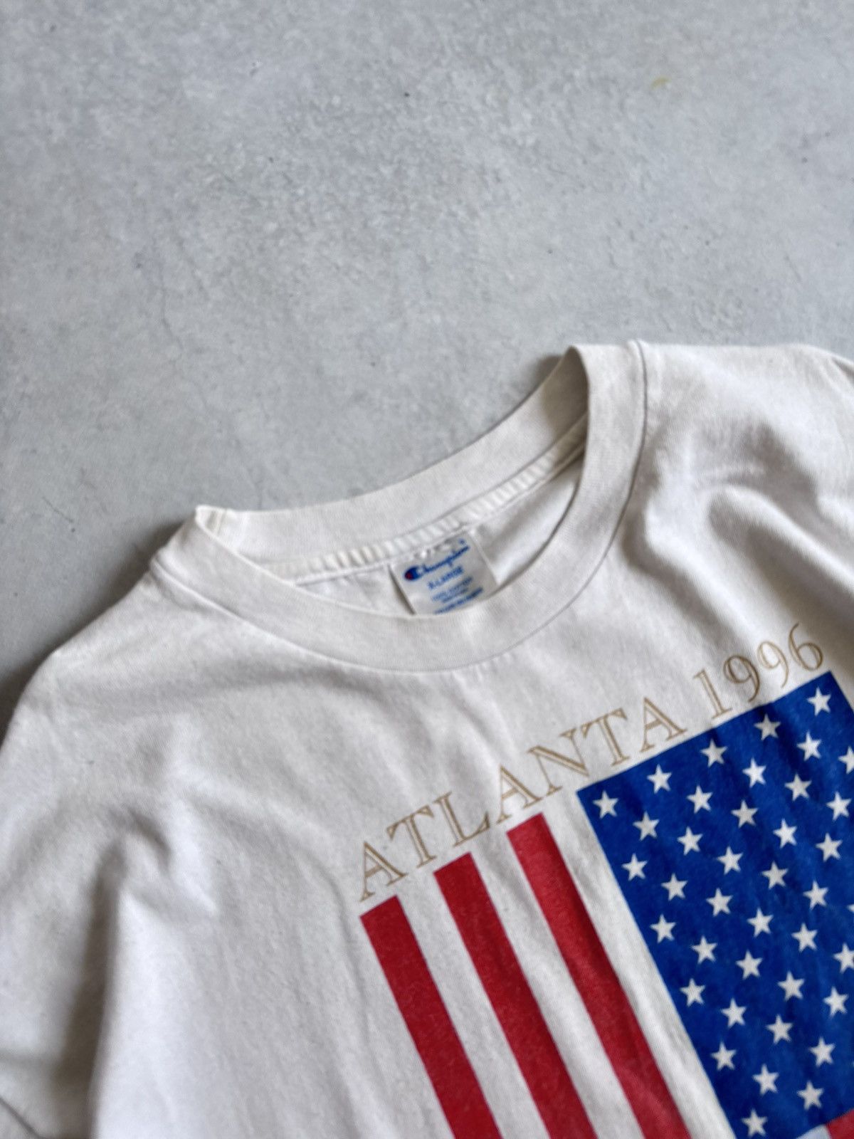 Champion Vintage Champion Atlanta Olympics Game 1996 Rare Tee Size US XL / EU 56 / 4 - 6 Thumbnail