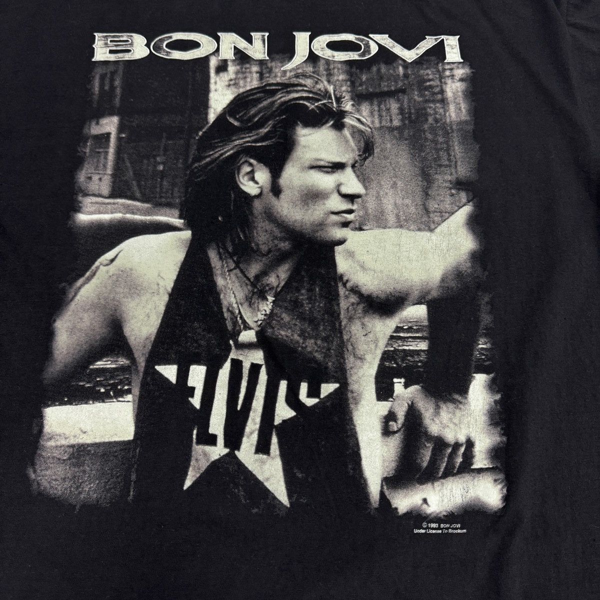 Bon Jovi Vintage Bon Jovi World Tour 1993 Band Tee T-Shirt Men Size US XL / EU 56 / 4 - 6 Thumbnail