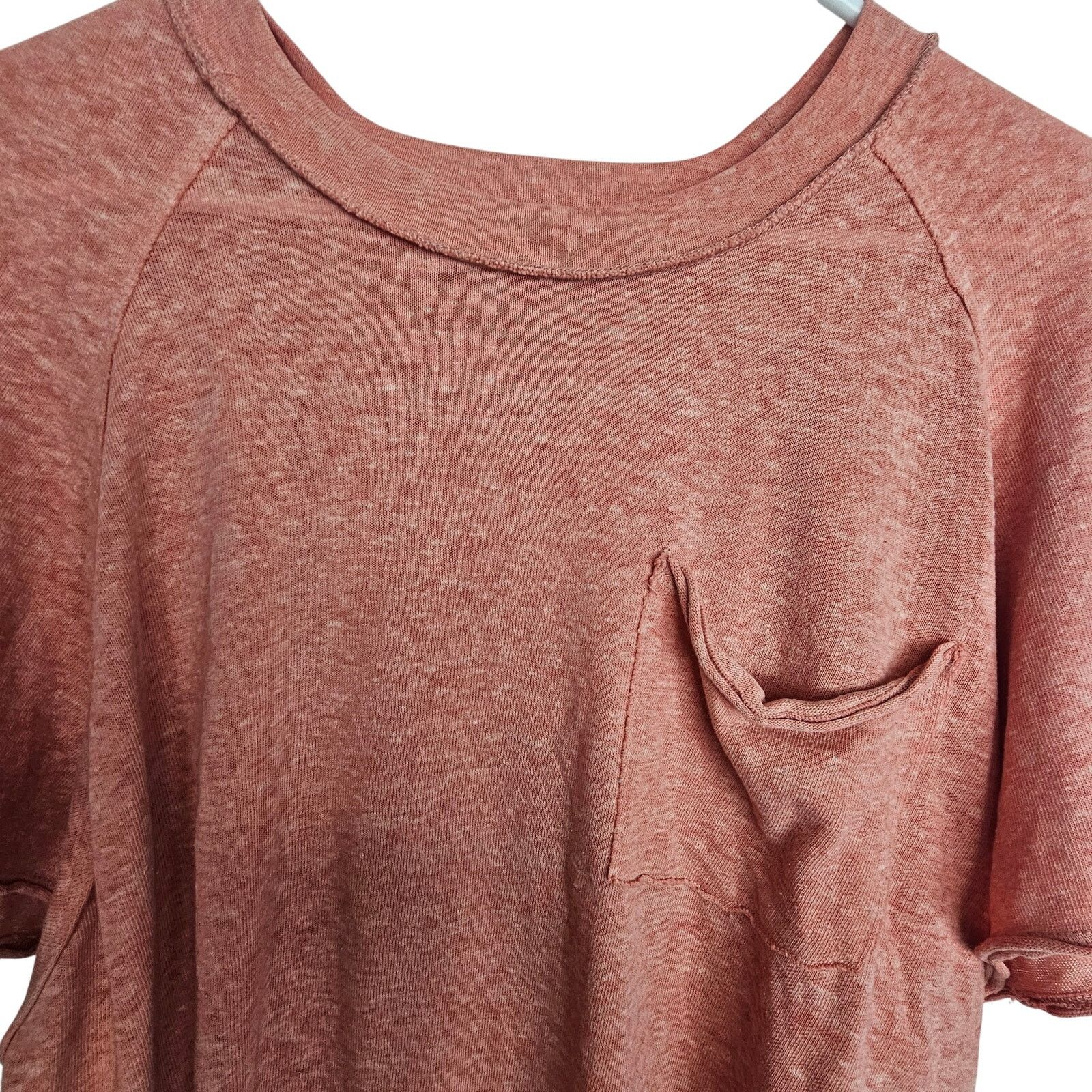 Free People Free People Kyota Slub Tee M Boho Raglan Burnout Slouchy Size M / US 6-8 / IT 42-44 - 3 Thumbnail