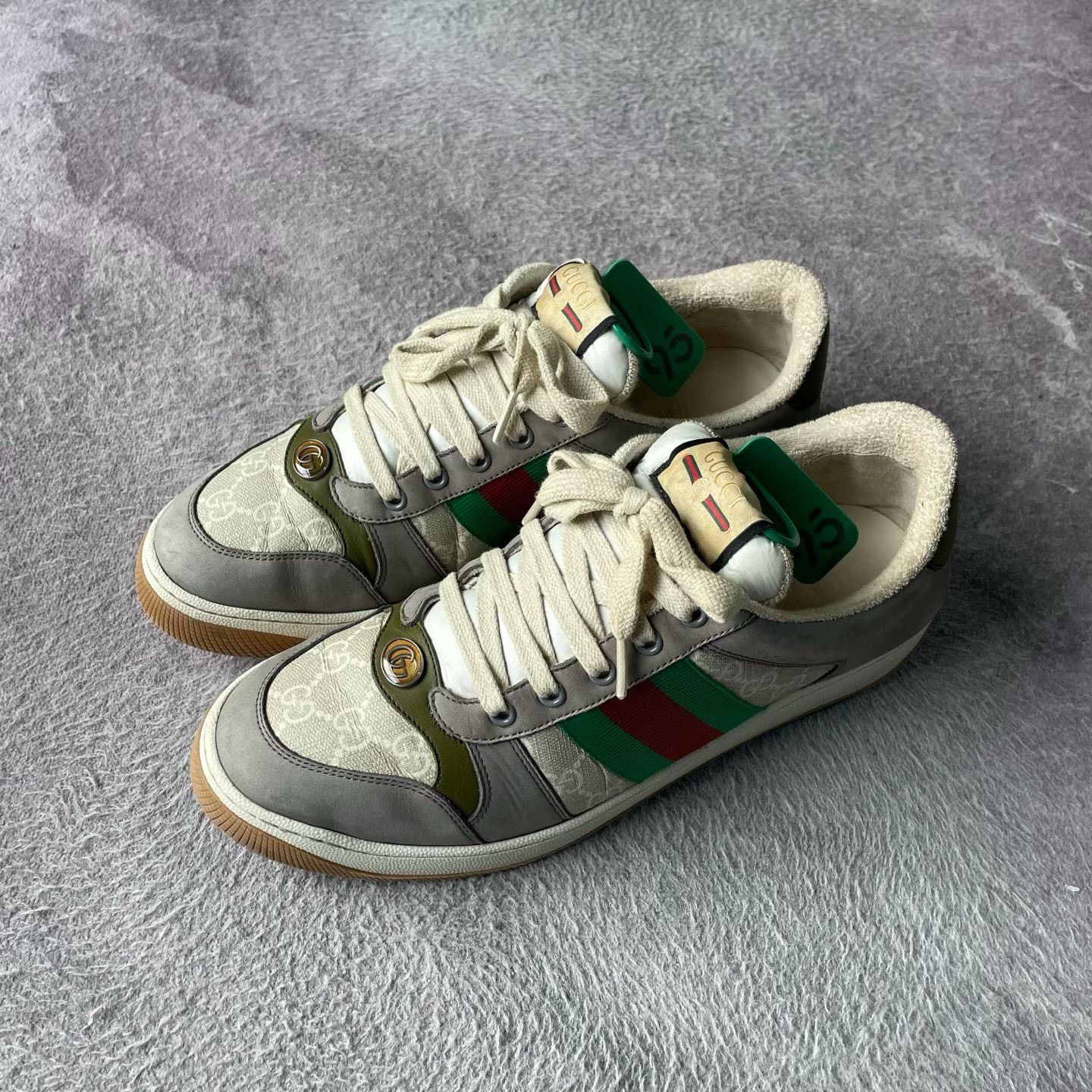 Gucci Gucci Gray Lowtop Sneakers 43 Men Size US 10 / EU 43 - 1 Thumbnail