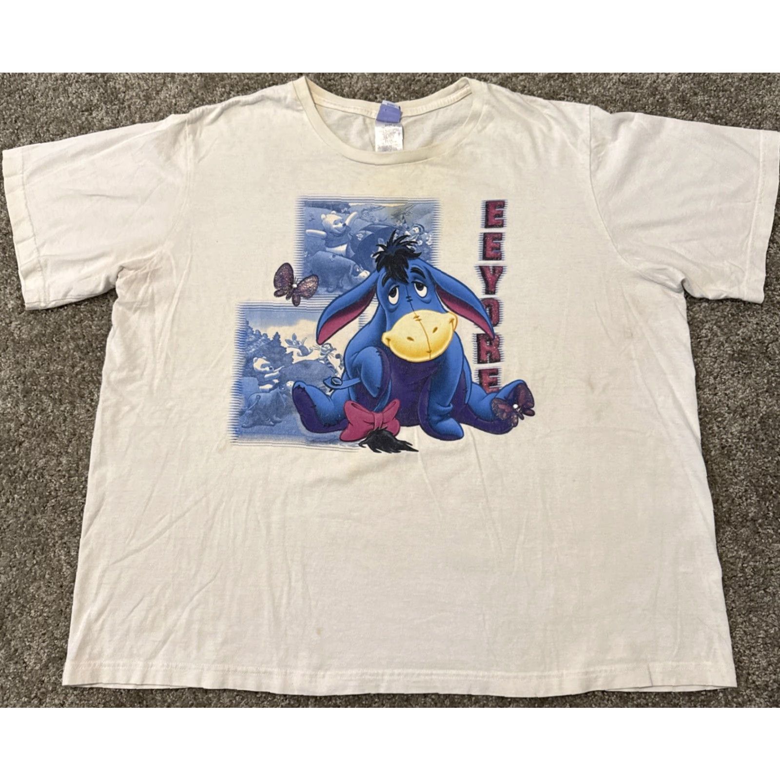 Disney VINTAGE 90s Winnie the Pooh Disney T-Shirt White Womens 2XL XL/2XL Shirt Size XXL / US 16-18 / IT 52-54 - 2 Thumbnail