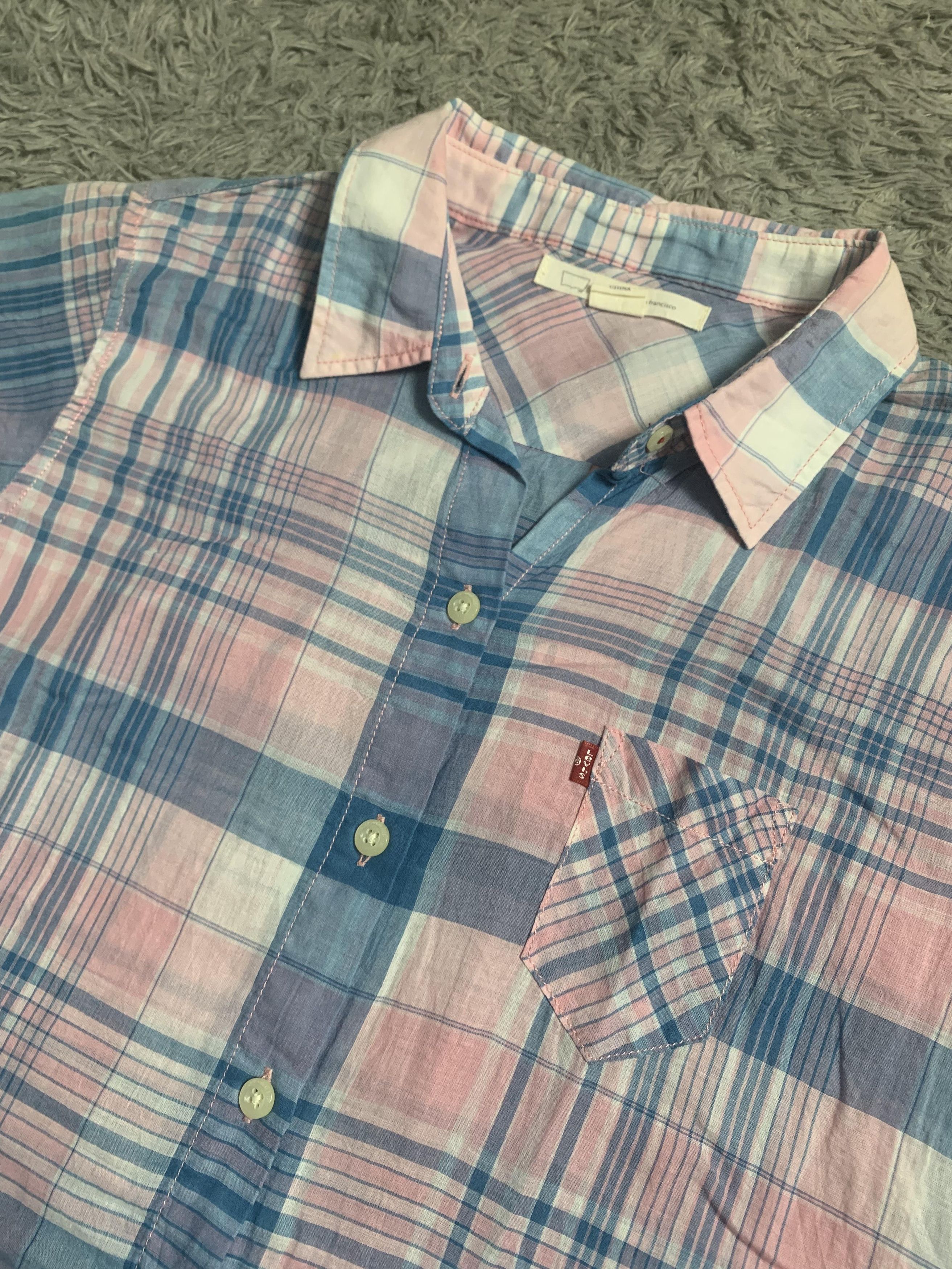 Levi's Women Levis Shirt Red Tab Flannel Size S / US 4 / IT 40 - 2 Thumbnail