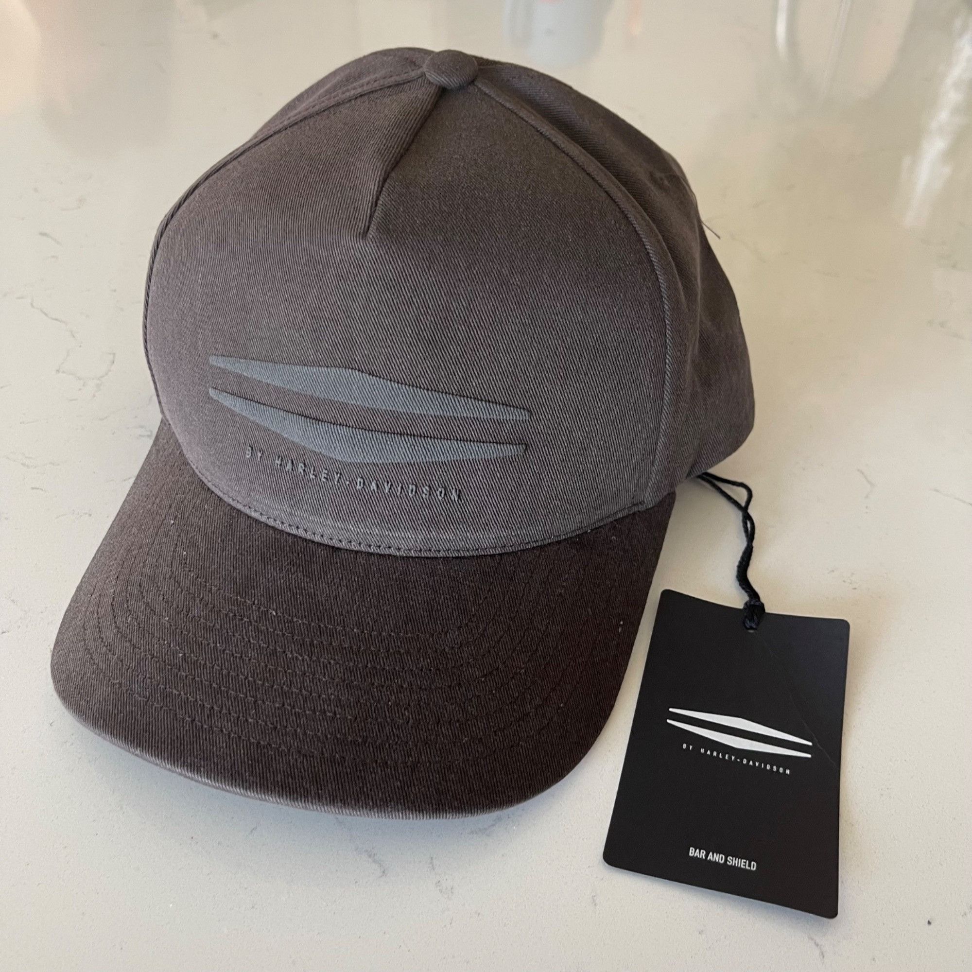 Harley Davidson NWT HARLEY DAVIDSON BAR & SHIELD CARBON BROWN HAT Size ONE SIZE - 1 Thumbnail