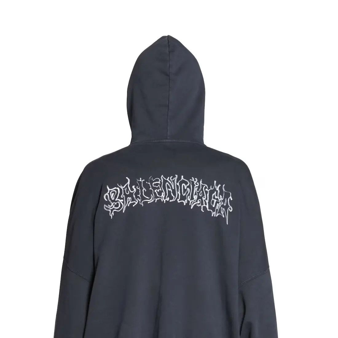 Balenciaga o1tr1nto1125 DIY Metal Outline Hoodie Oversized in Black Size US L / EU 52-54 / 3 - 6 Thumbnail