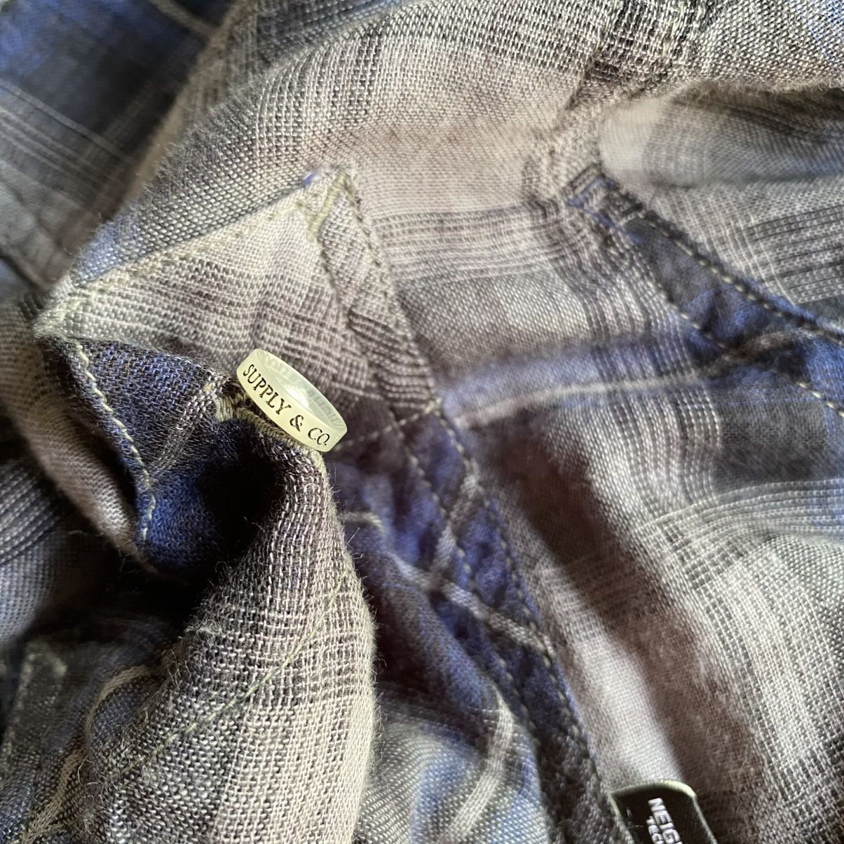 Neighborhood Neighborhood MEDIUM-REGULAR Navy Plaid Flannel Shirt Size US M / EU 48-50 / 2 - 19 Thumbnail