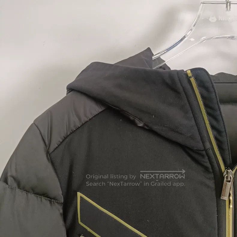 Fendi Fendi Black monster eye hooded zip-up long-sleeve down jac Size US M / EU 48-50 / 2 - 3 Thumbnail