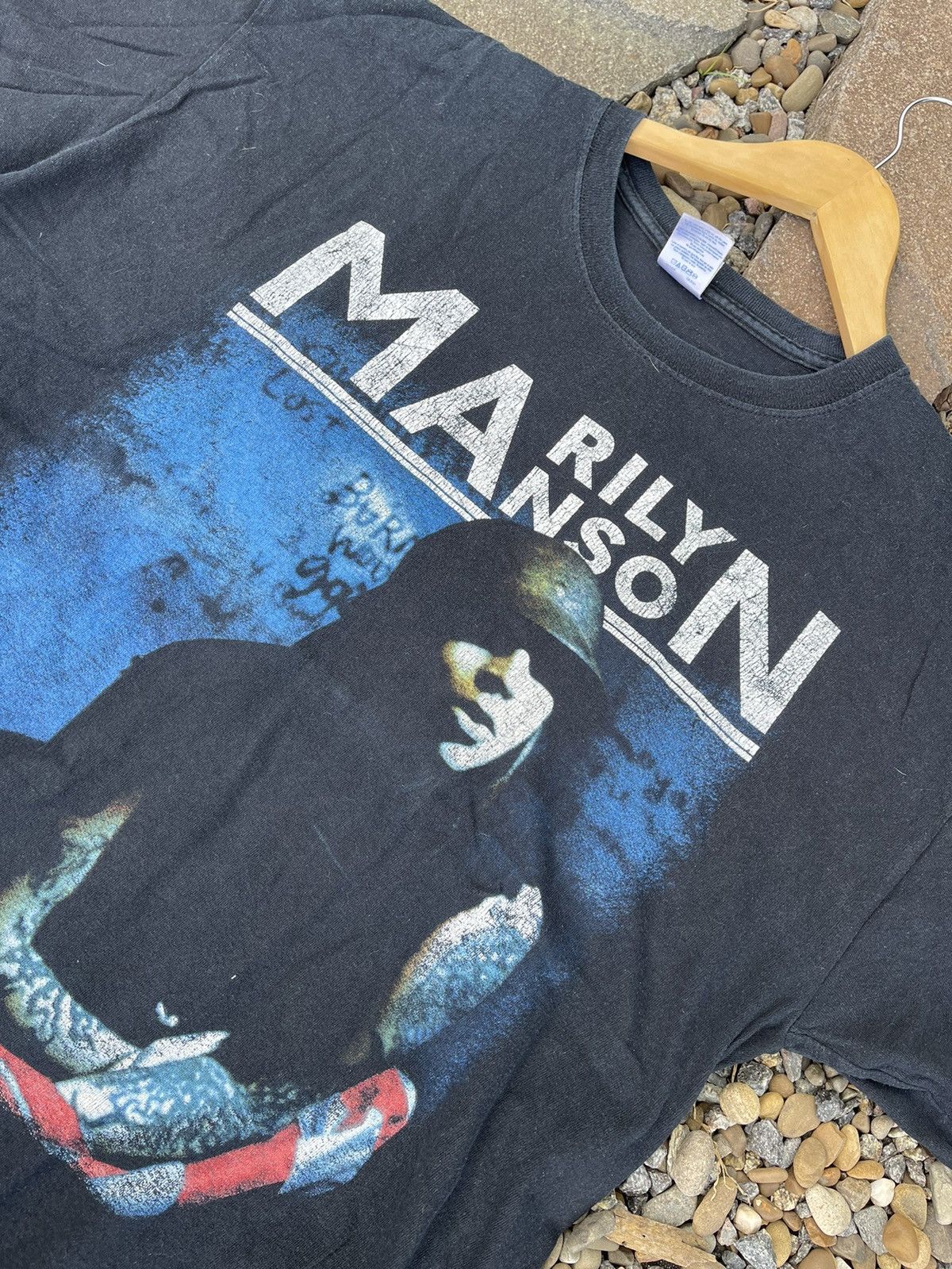 Band Tees × Marilyn Manson × Vintage Marilyn Manson Vintage big logo tee Size US XL / EU 56 / 4 - 10 Thumbnail