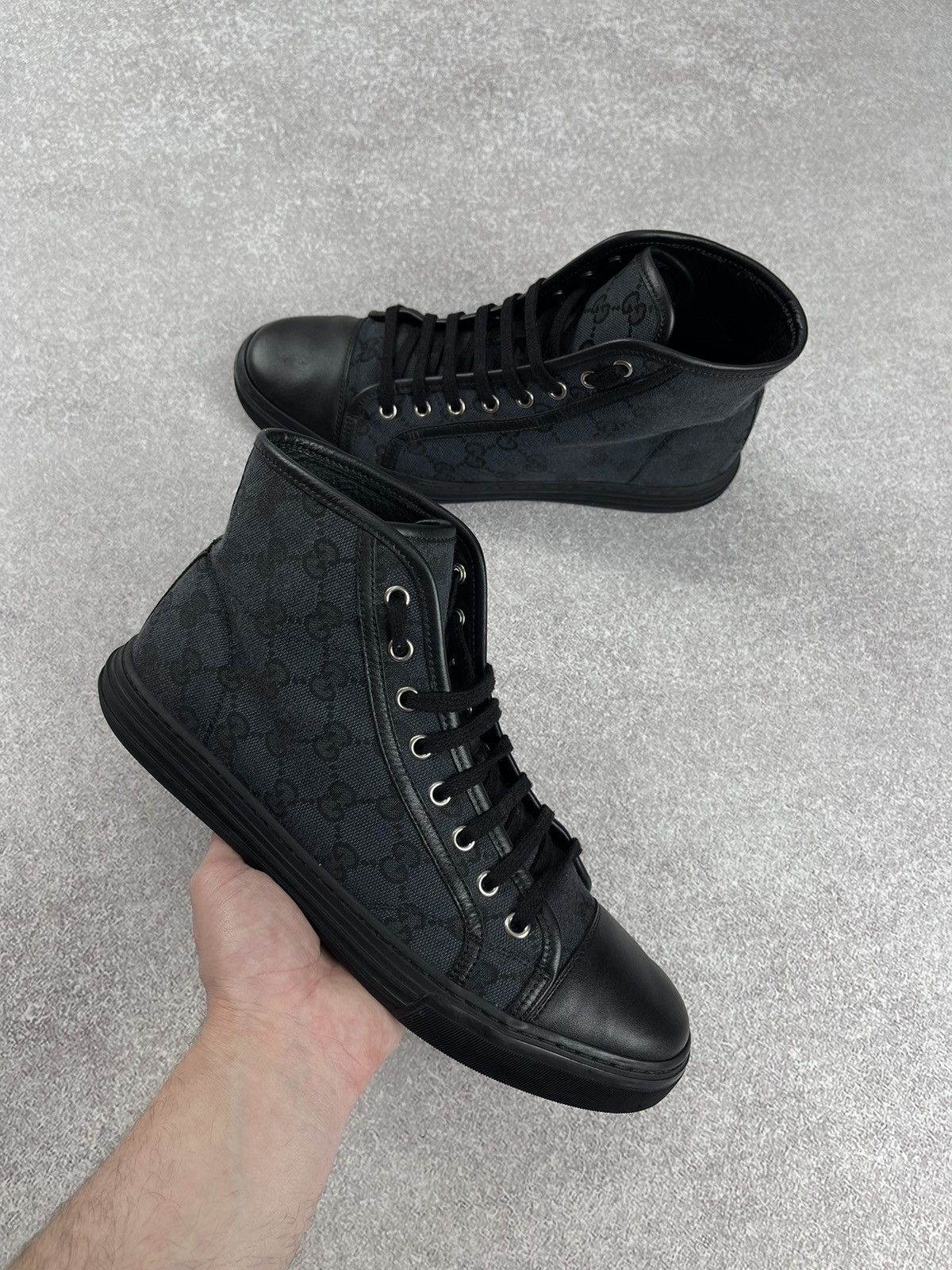 Gucci Gucci GG Canvas Monogram High Sneakers Size US 7.5 / EU 40-41 - 6 Thumbnail