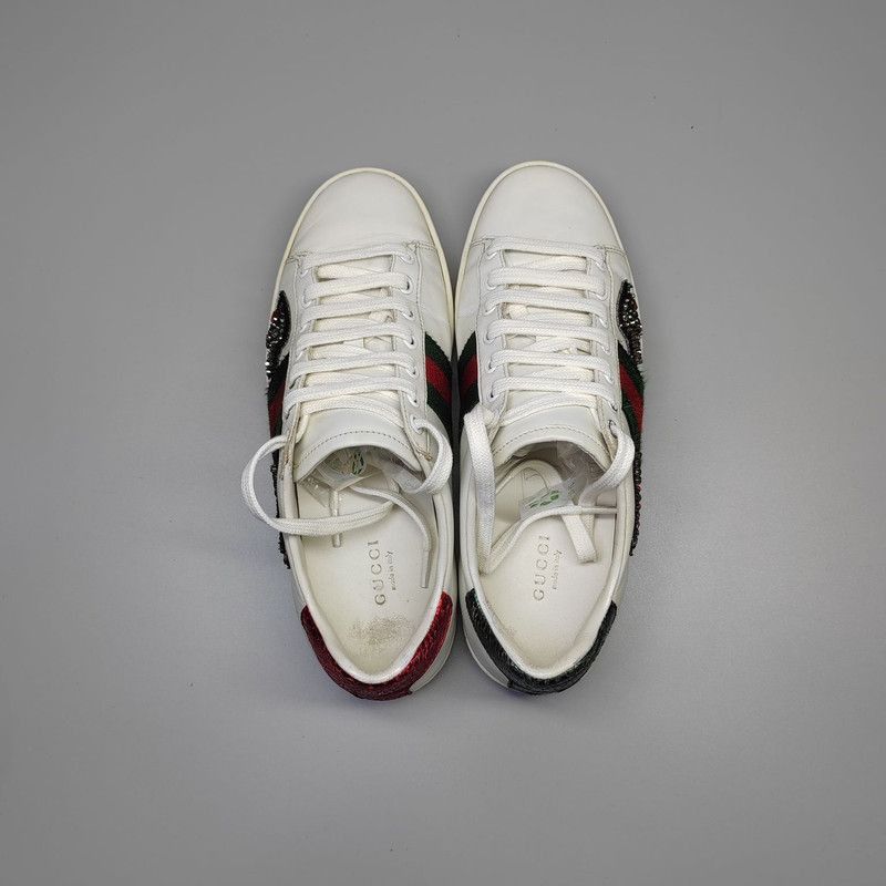 Gucci Gucci Ace Embroidered Fashion Sneakers for Women - Size US 6.5 / IT 36.5 - 4 Thumbnail