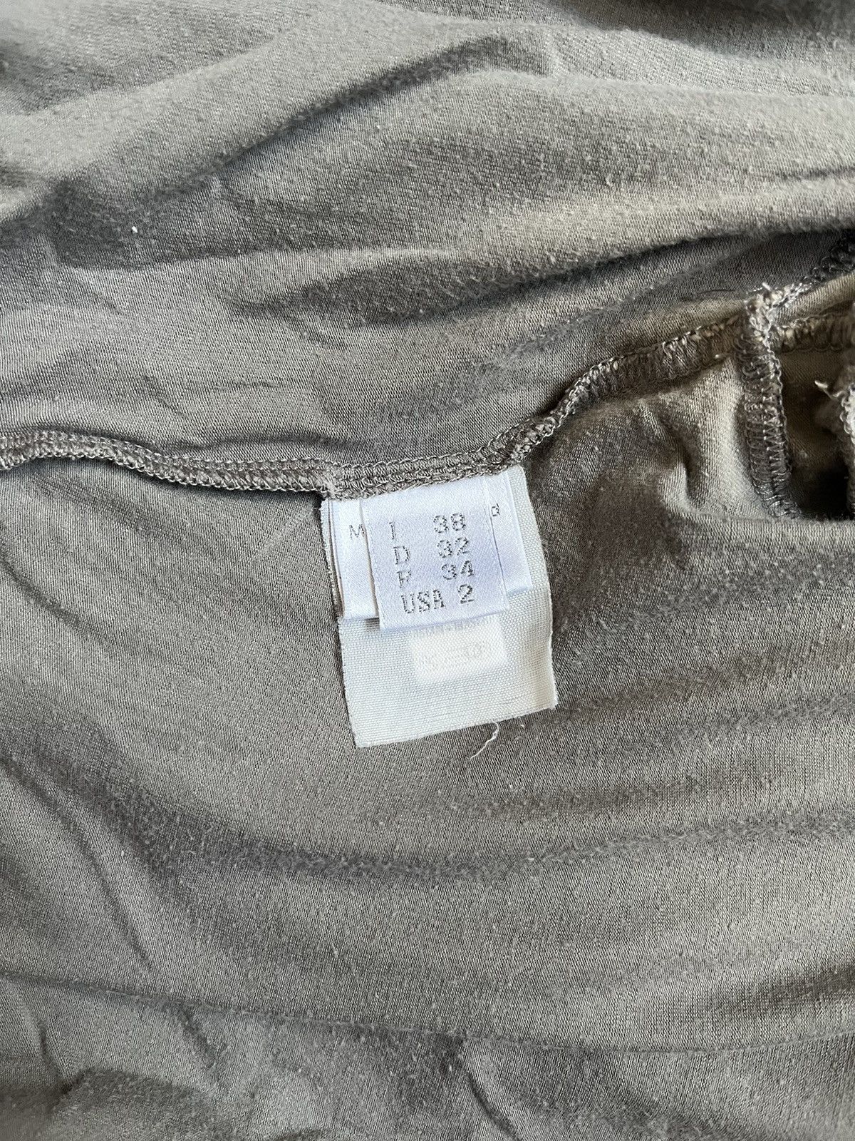 Brunello Cucinelli Brunello Cucinelli Grey Cotton Asymmetrical Sleeveless Dress Size XS / US 0-2 / IT 36-38 - 16 Thumbnail