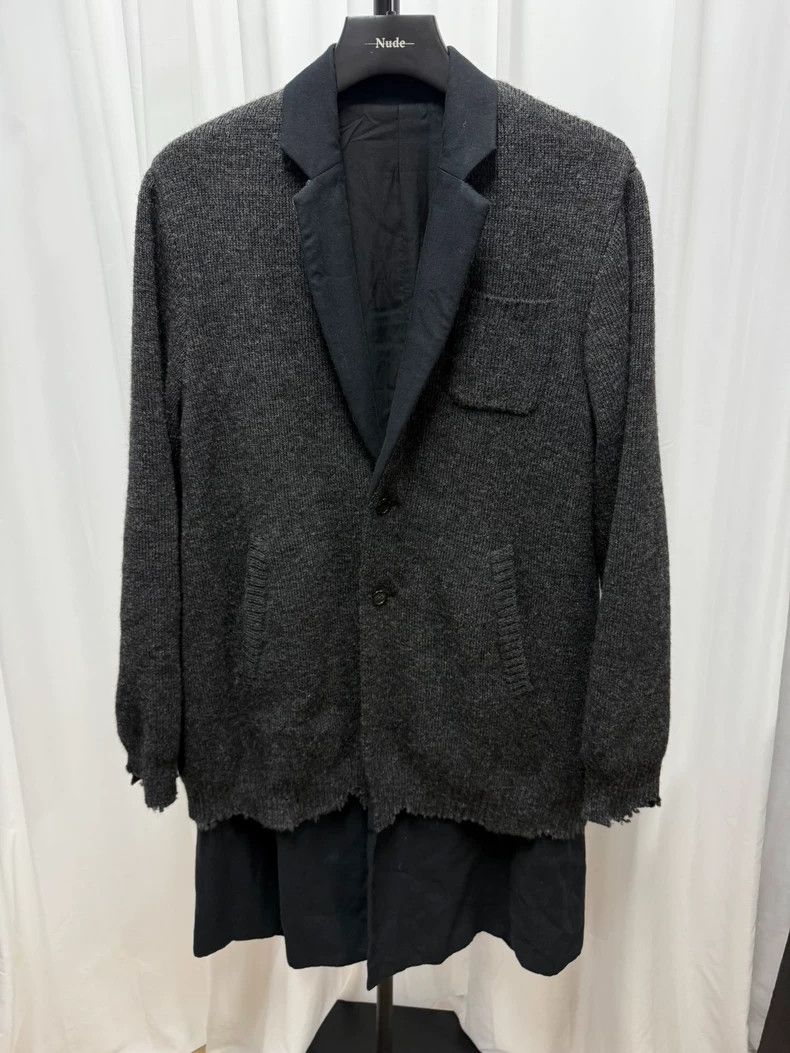 Undercover Layered Deconstructed Suit Coat Size 3 Size US L / EU 52-54 / 3 - 1 Thumbnail