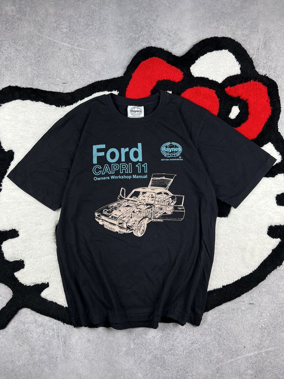 Vintage Vintage Ford Capri 11 British 90s Racing Manual Y2K Tee Size US M / EU 48-50 / 2 - 1 Thumbnail
