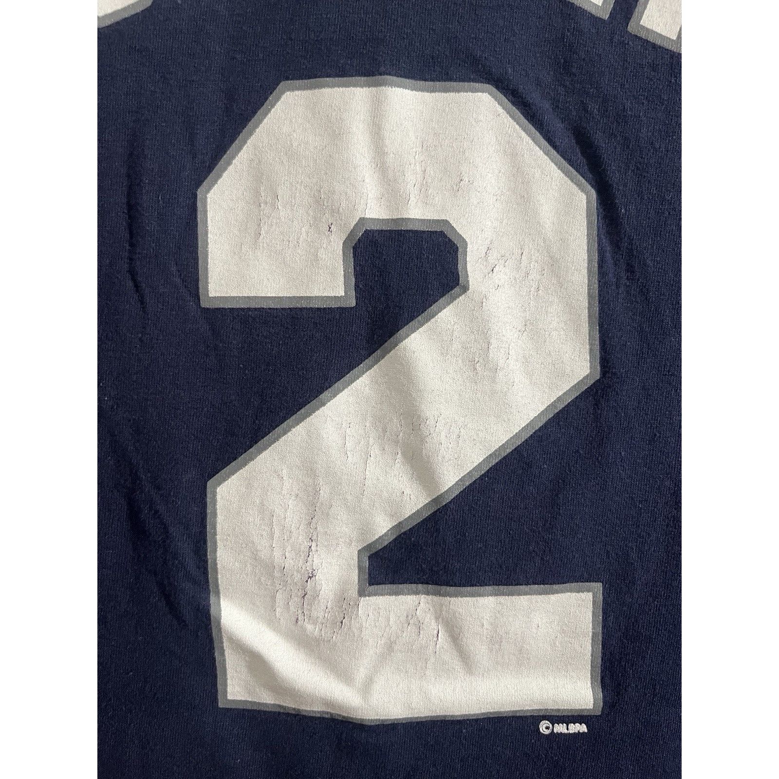 Majestic Vtg Derek Jeter New York Yankees Majestic Shirt Sz L SS MLB Size US L / EU 52-54 / 3 - 6 Thumbnail