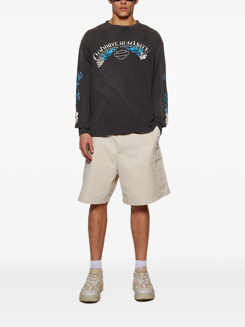 Vetements o1mle0226 Cargo Shorts in White Size US 32 / EU 48 - 2 Thumbnail