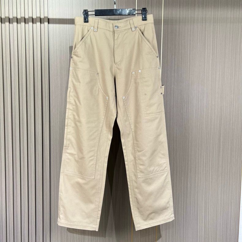 Dior Dior Co-branded embroidered letter lumberjack trousers 2504 Size US 28 / EU 44 - 1 Thumbnail