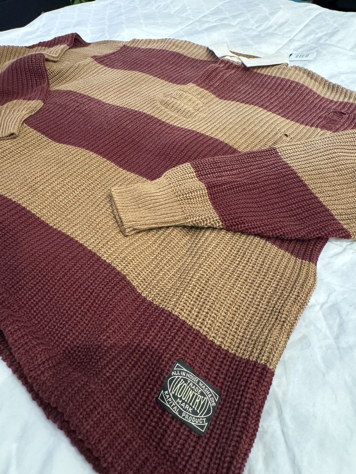 Kapital Kapital Knitted Rugby sz: 3/XXL [NWT] Size US XL / EU 56 / 4 - 7 Thumbnail