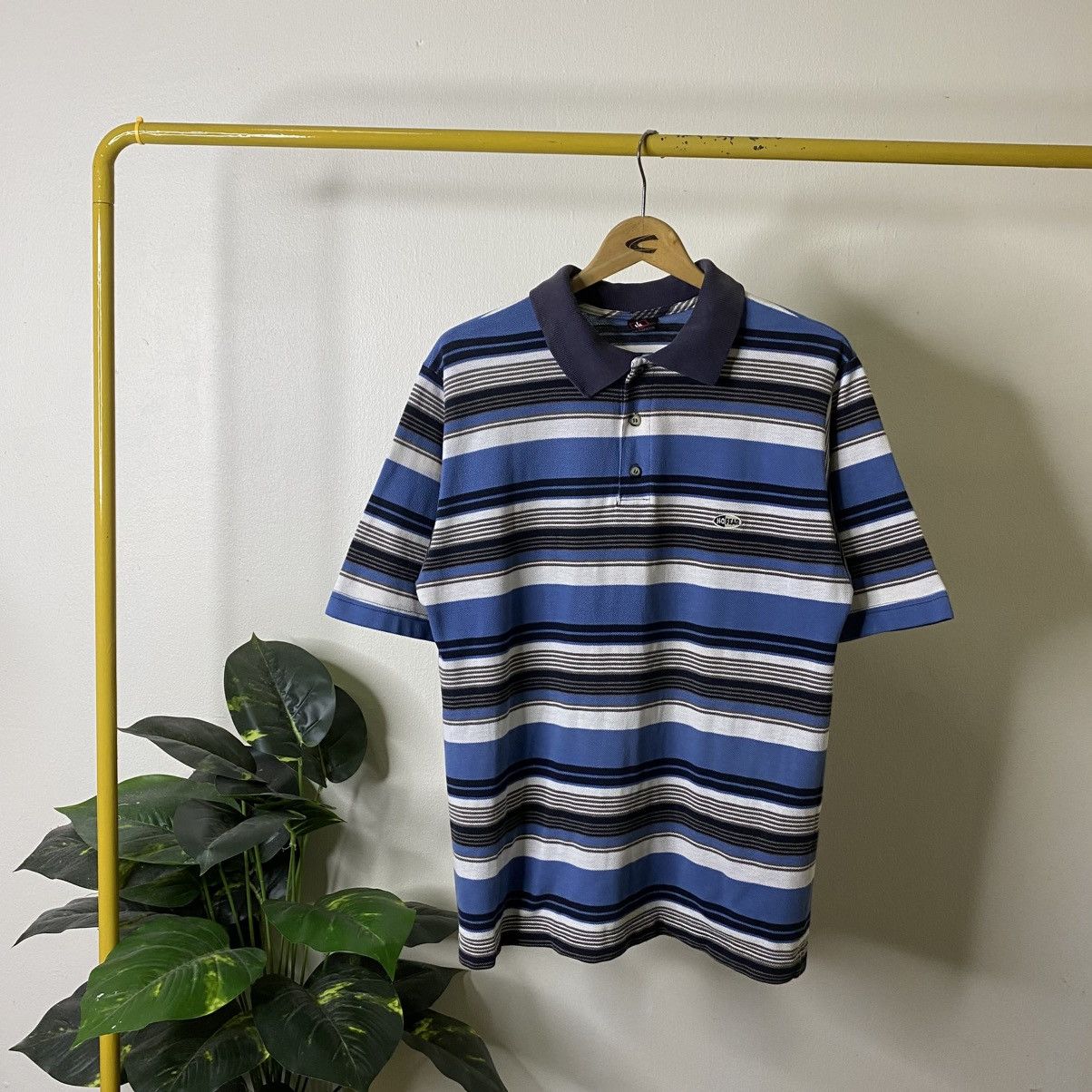 No Fear Vintage 2000s No Fear Skateboard Stripes Polo T Shirt Size US L / EU 52-54 / 3 - 1 Thumbnail