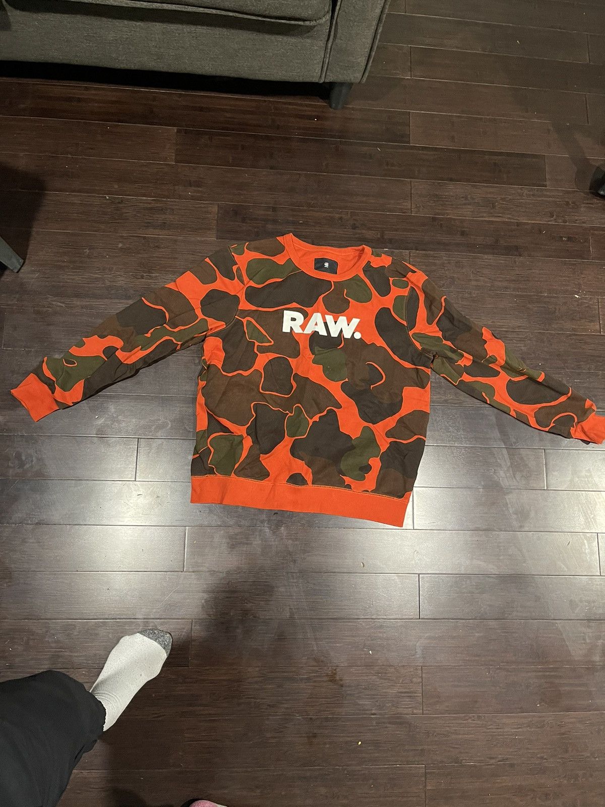 G-Star Camouflage GSTAR crewneck Size US XL / EU 56 / 4 - 4 Thumbnail