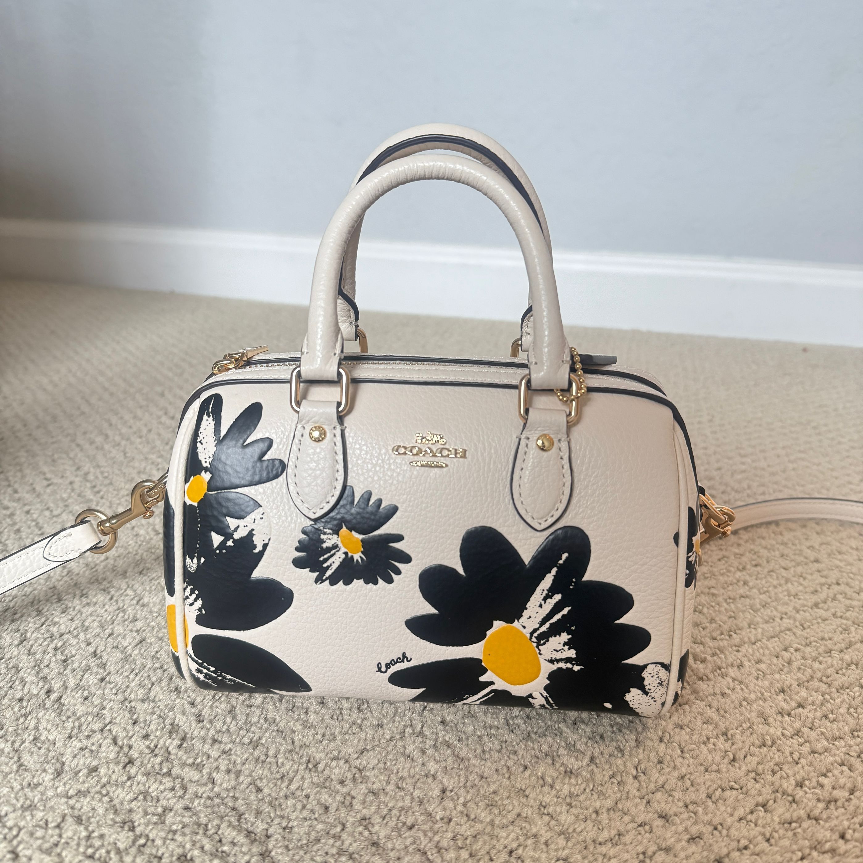 【COACH】レモンプリントのミニローワンクロスボディバッグCAL19 NWT Coach Mini Rowan Crossbody Bag With Lemon Print CAL19 | eBay