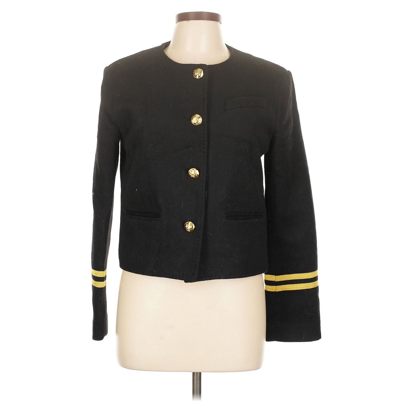 Other Wool Spencer Captain's Jacket Blazer Gold Nautical Buttons L Size L / US 10 / IT 46 - 1 Thumbnail
