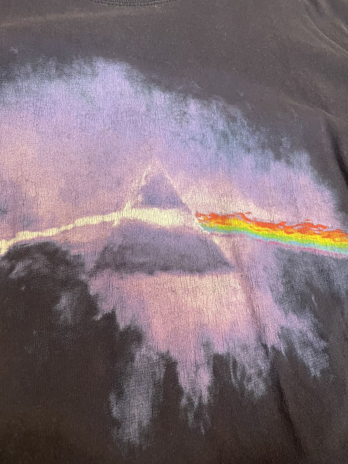 Pink Floyd × Vintage 2007 Anvil Pink Floyd Dark Side Roger Waters Navy Tour Tee Size US XL / EU 56 / 4 - 3 Thumbnail